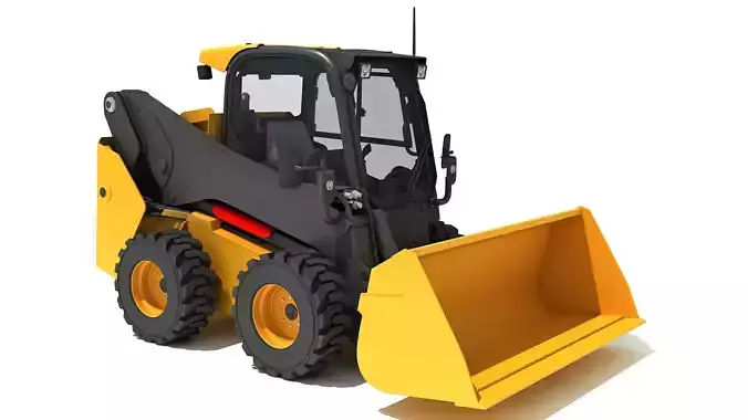Skid Loader Shovel Bucket 3D model