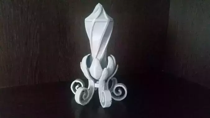 Flower obelisk 3d print Free 3D print model