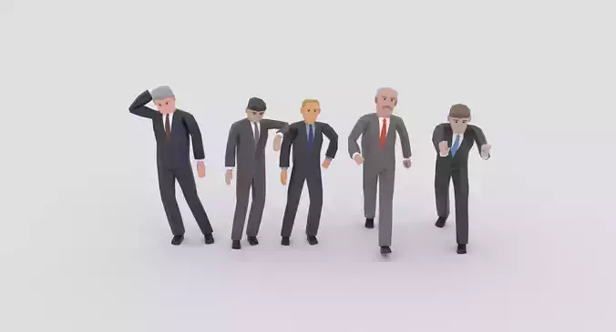LowPoly Politicians 02