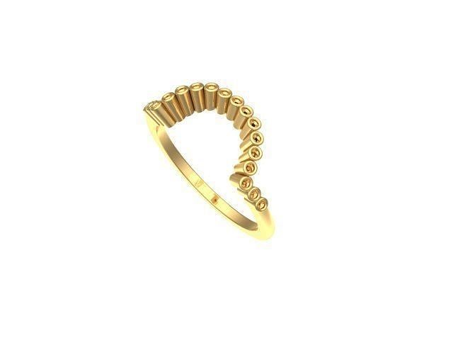 gold diamond ring engament jewelry  3D print model