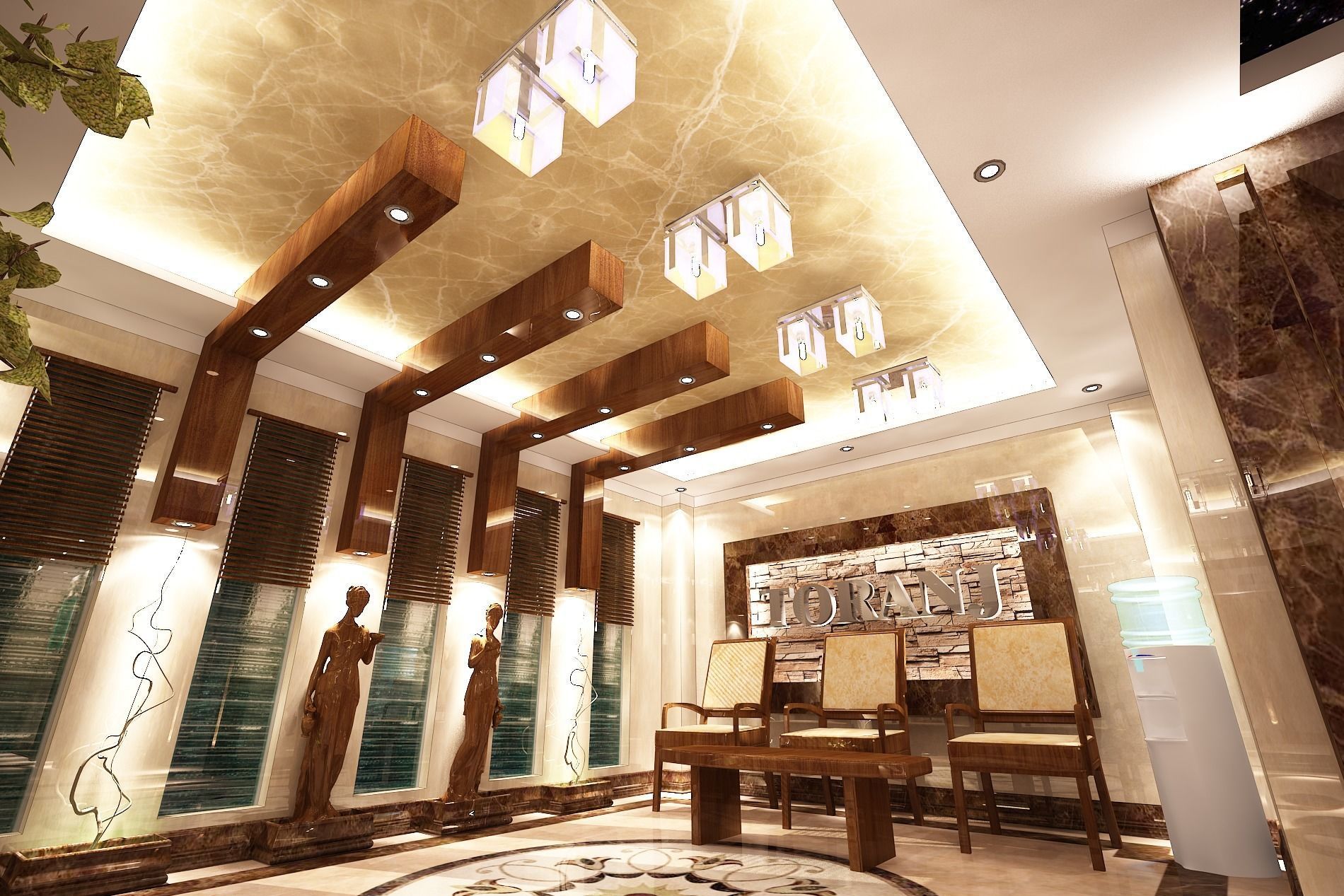 3D model of lobby with high details  3D model_12