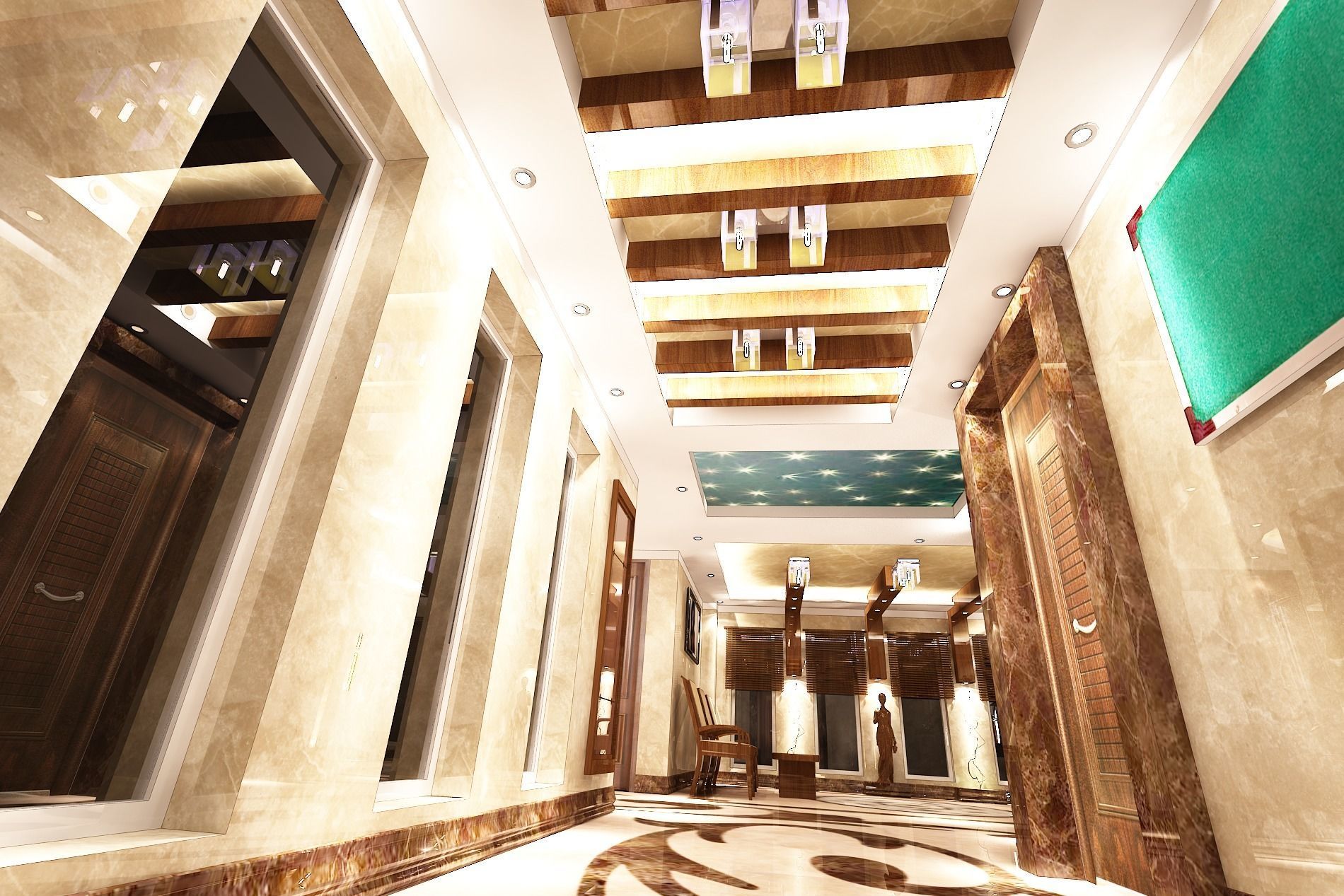 3D model of lobby with high details  3D model_4
