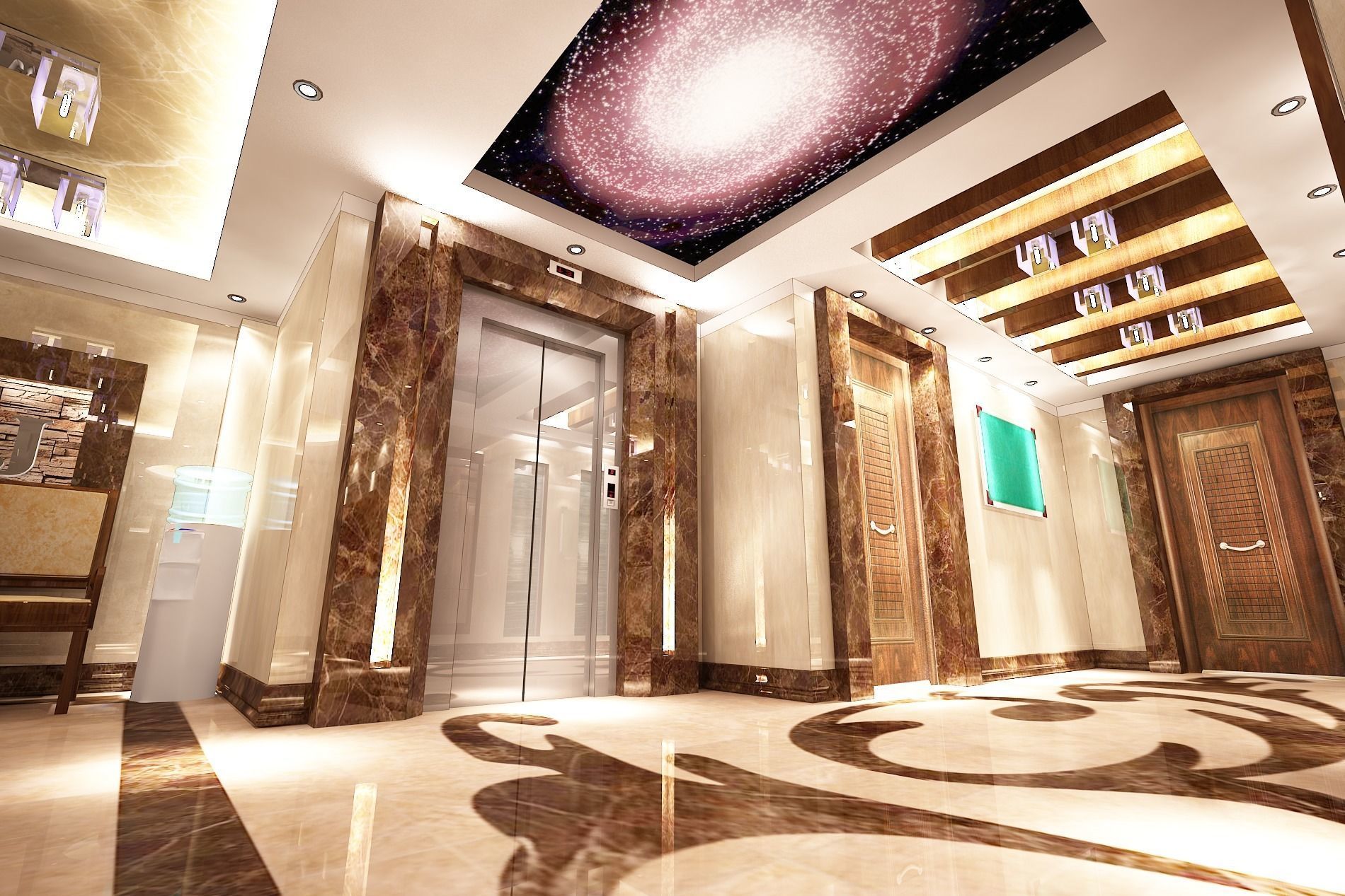 3D model of lobby with high details  3D model_9