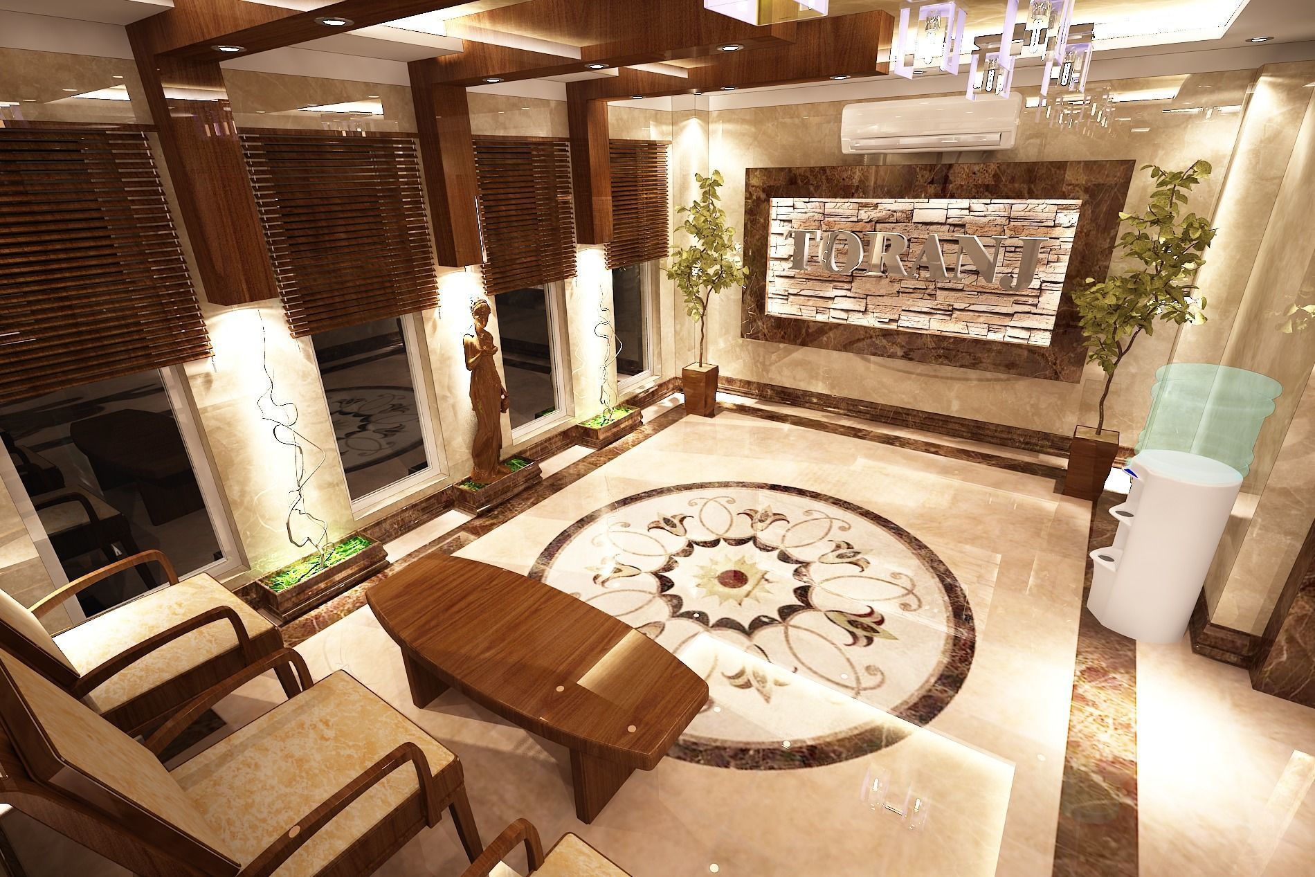 3D model of lobby with high details  3D model_14