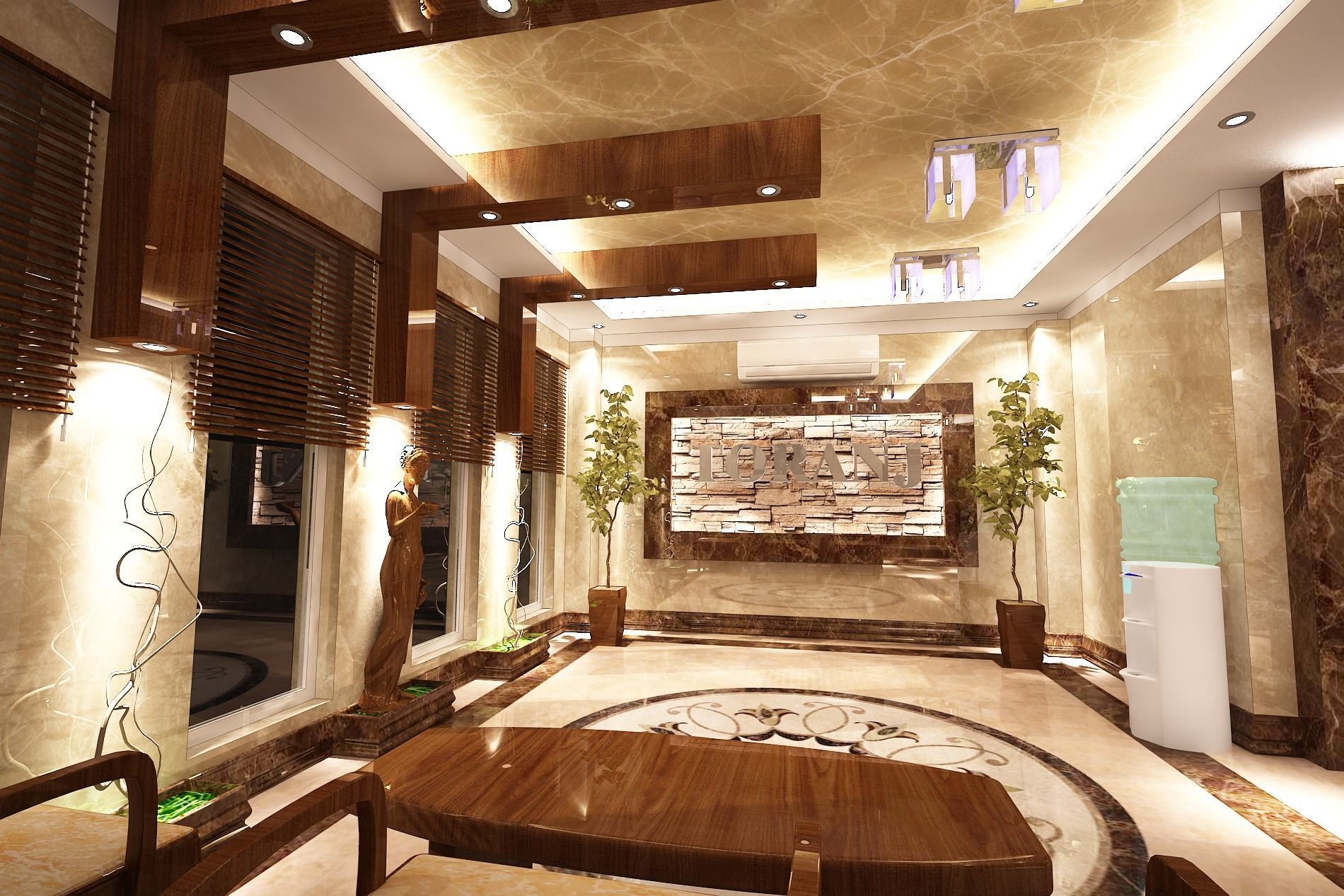 3D model of lobby with high details  3D model_13