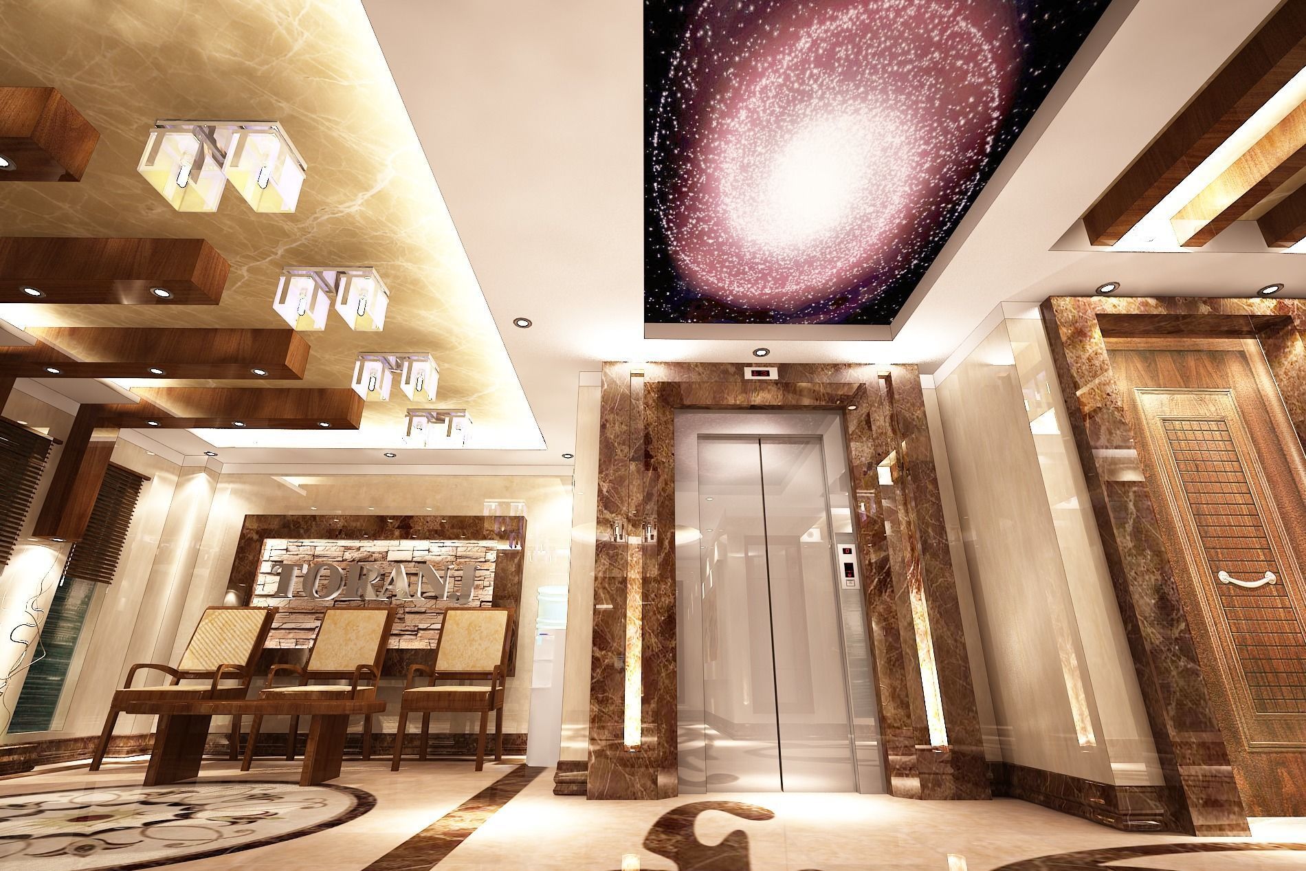 3D model of lobby with high details  3D model_10
