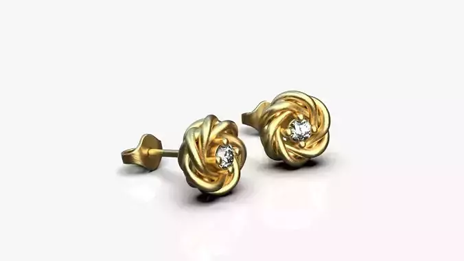 Diamond earrings