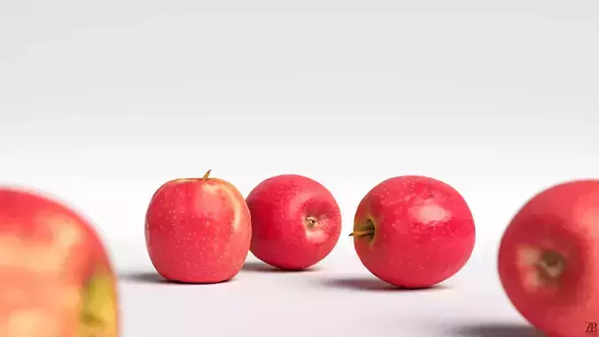Apple 3D model