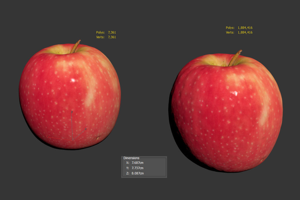 Apple 3D model_9