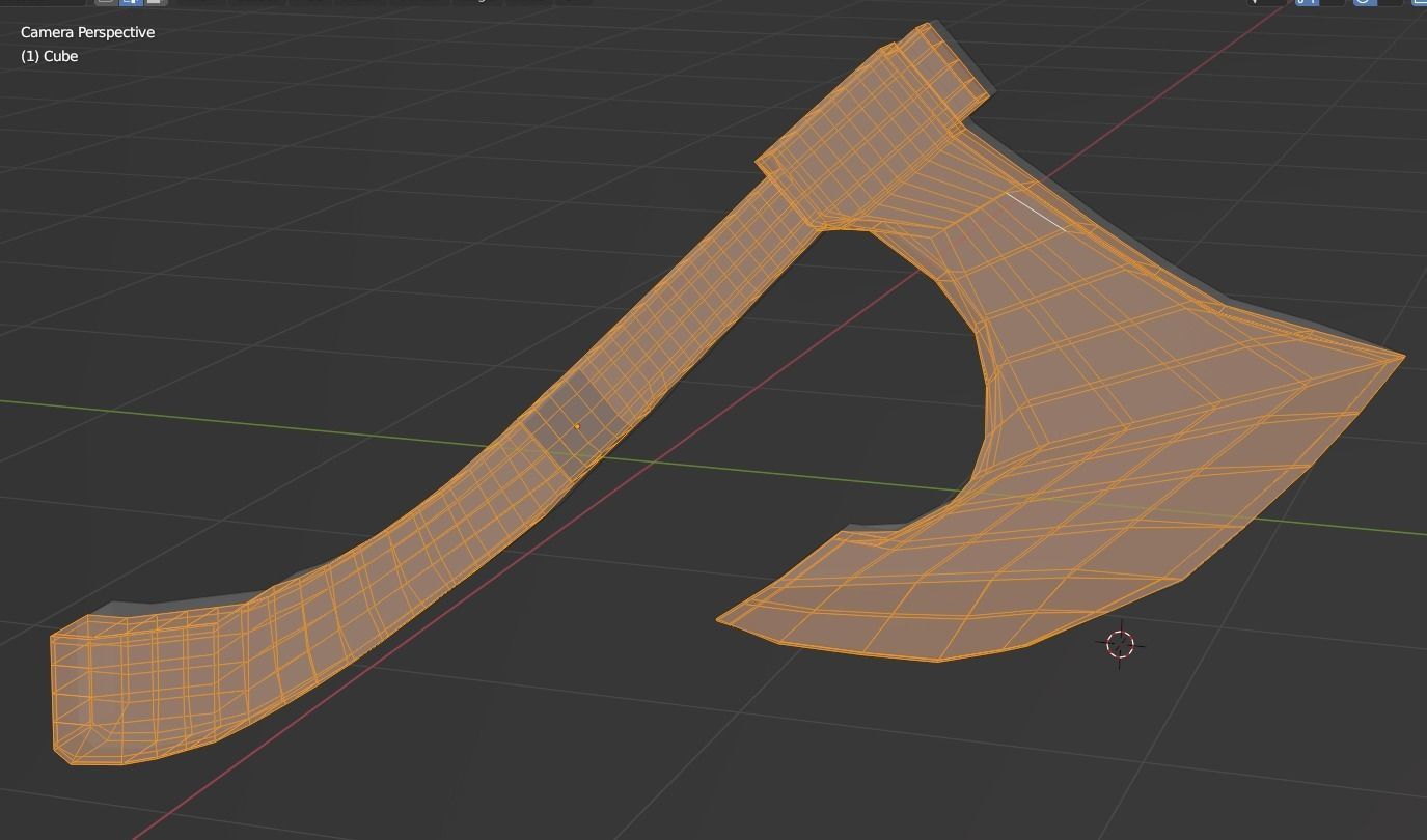 HIGH QUALITY AXE MODEL  Free 3D model_2