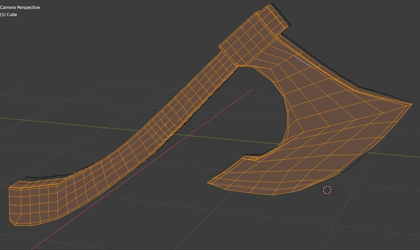 HIGH QUALITY AXE MODEL  Free 3D model_4