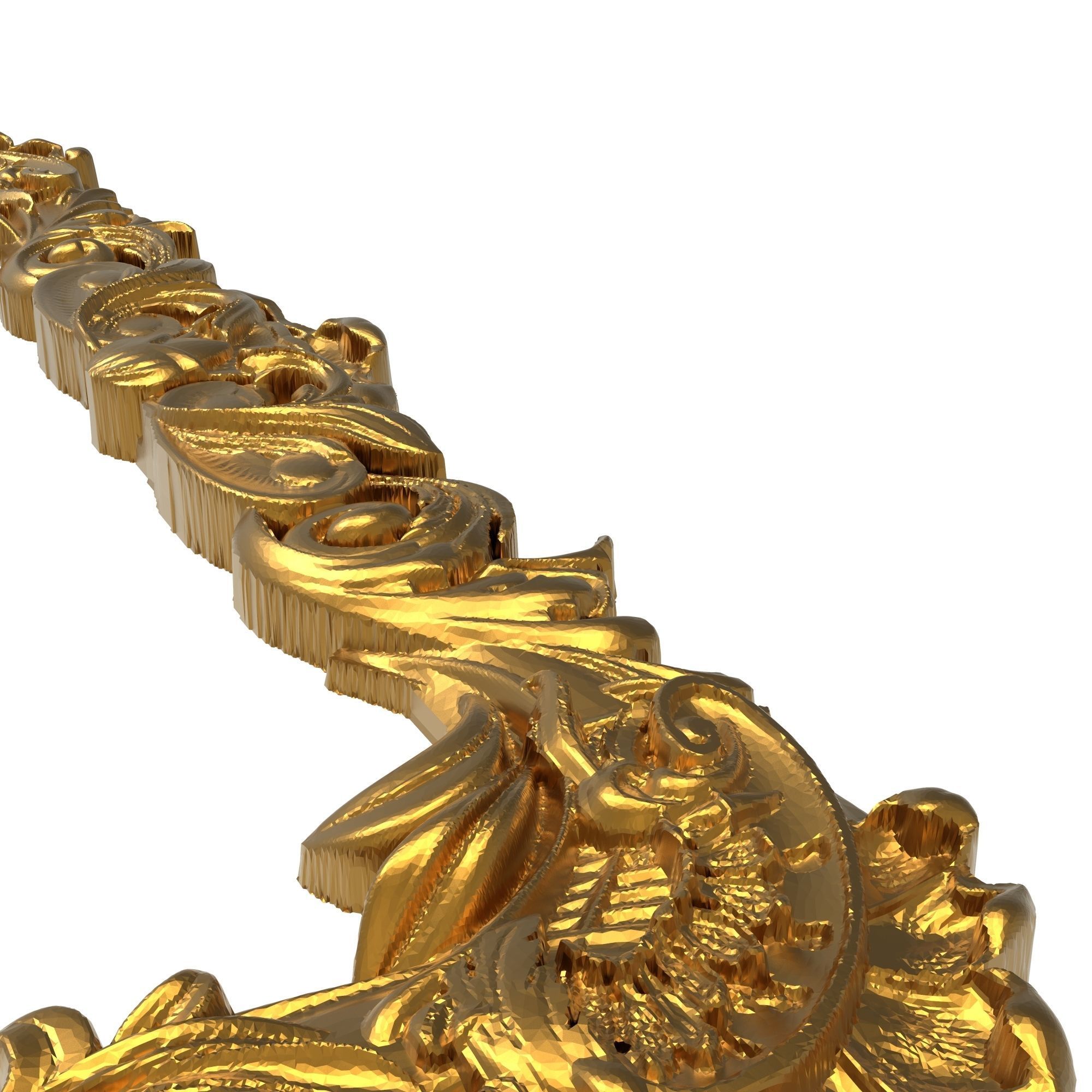 carved frame 3D model_12