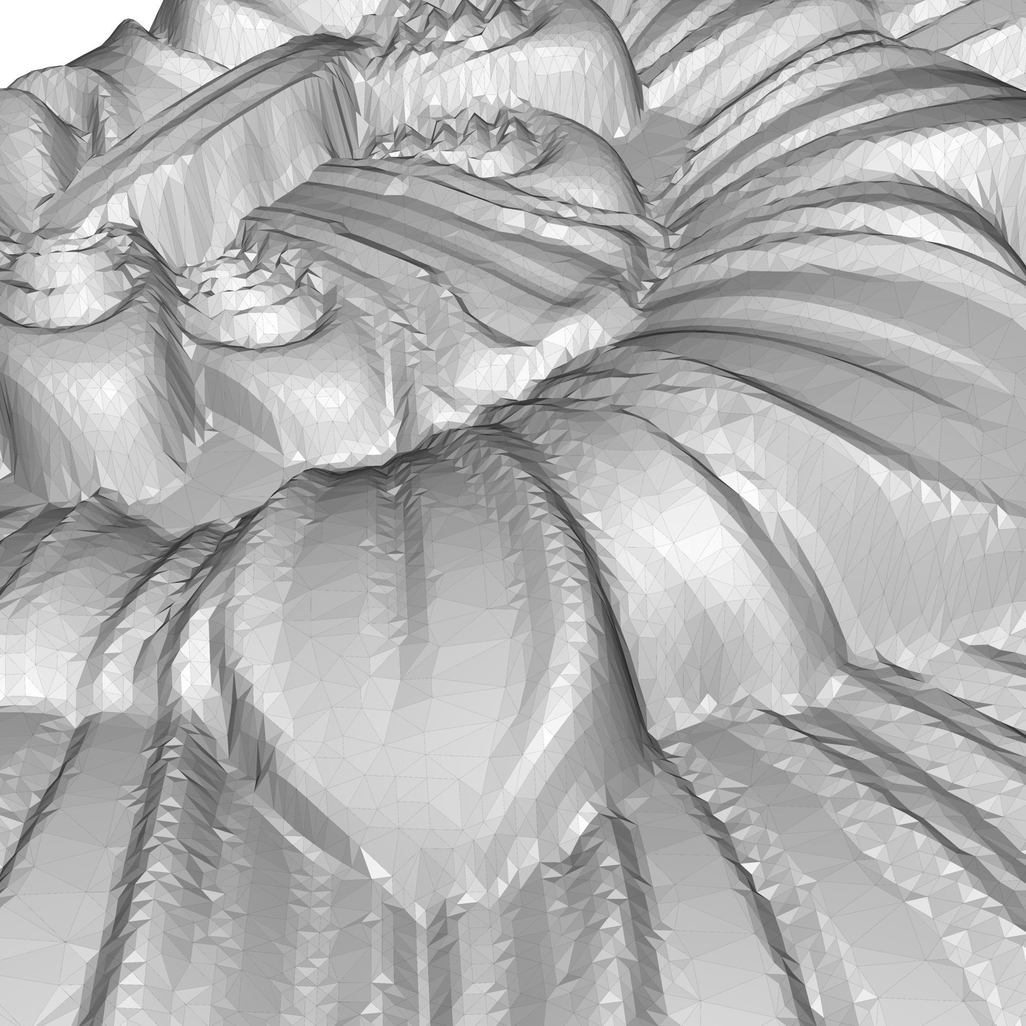 carved frame 3D model_2