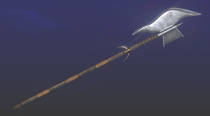 Battle Axe Low-poly 3D model