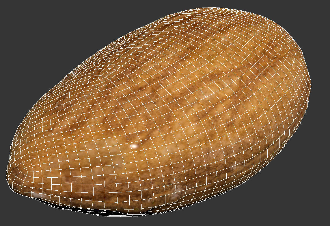 Almond 3D model_8