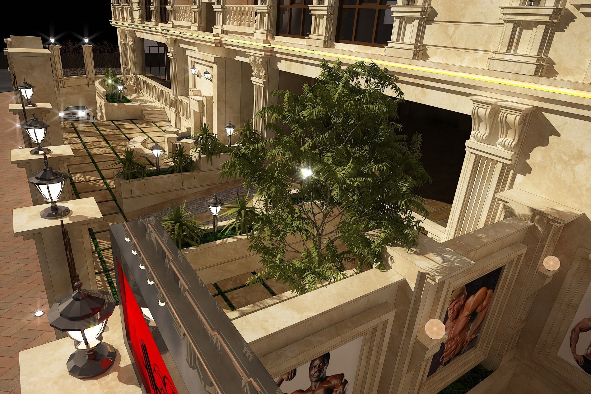 3d model of a residential apartment with full details  3D model_19