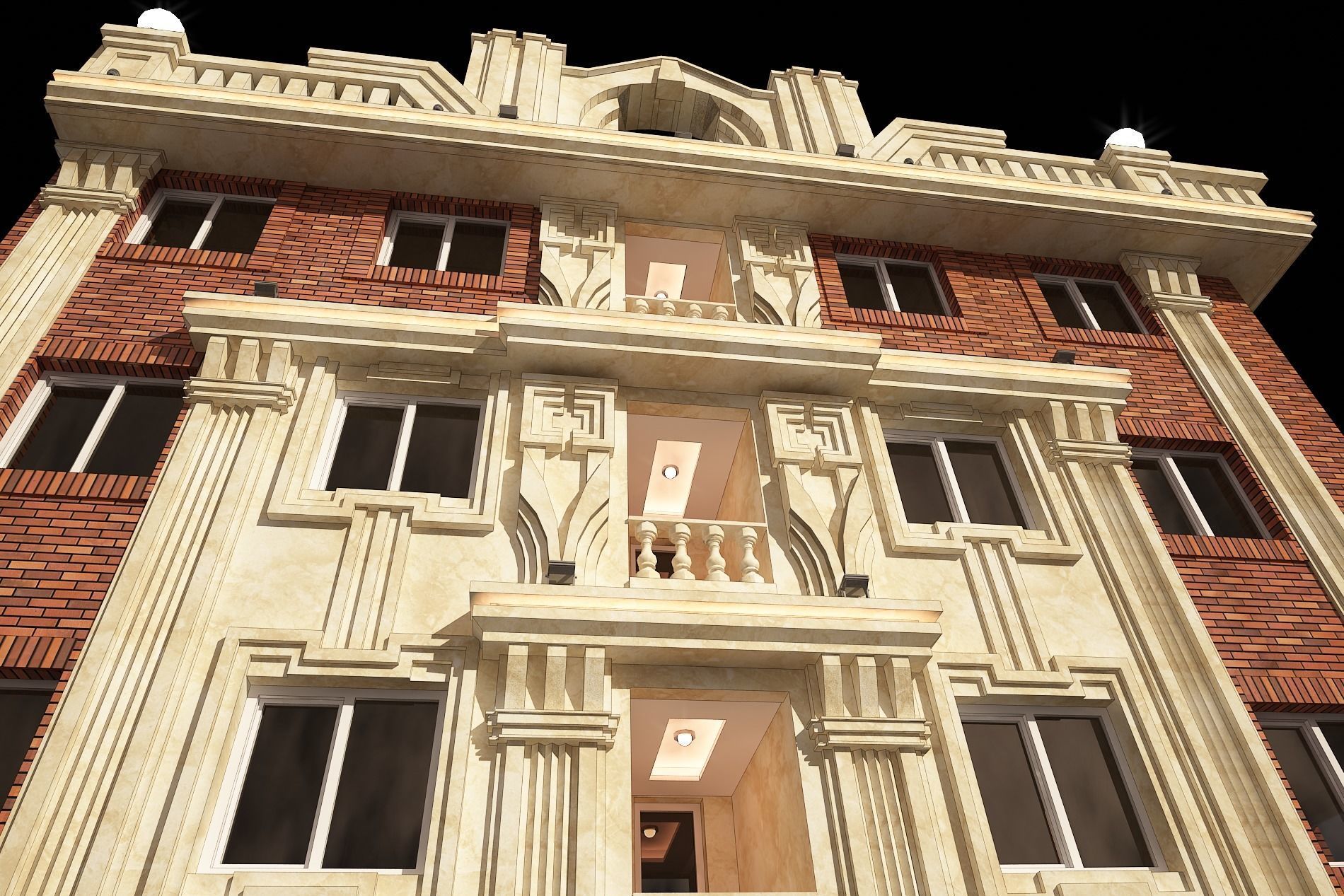 3d model of a residential apartment with full details  3D model_7