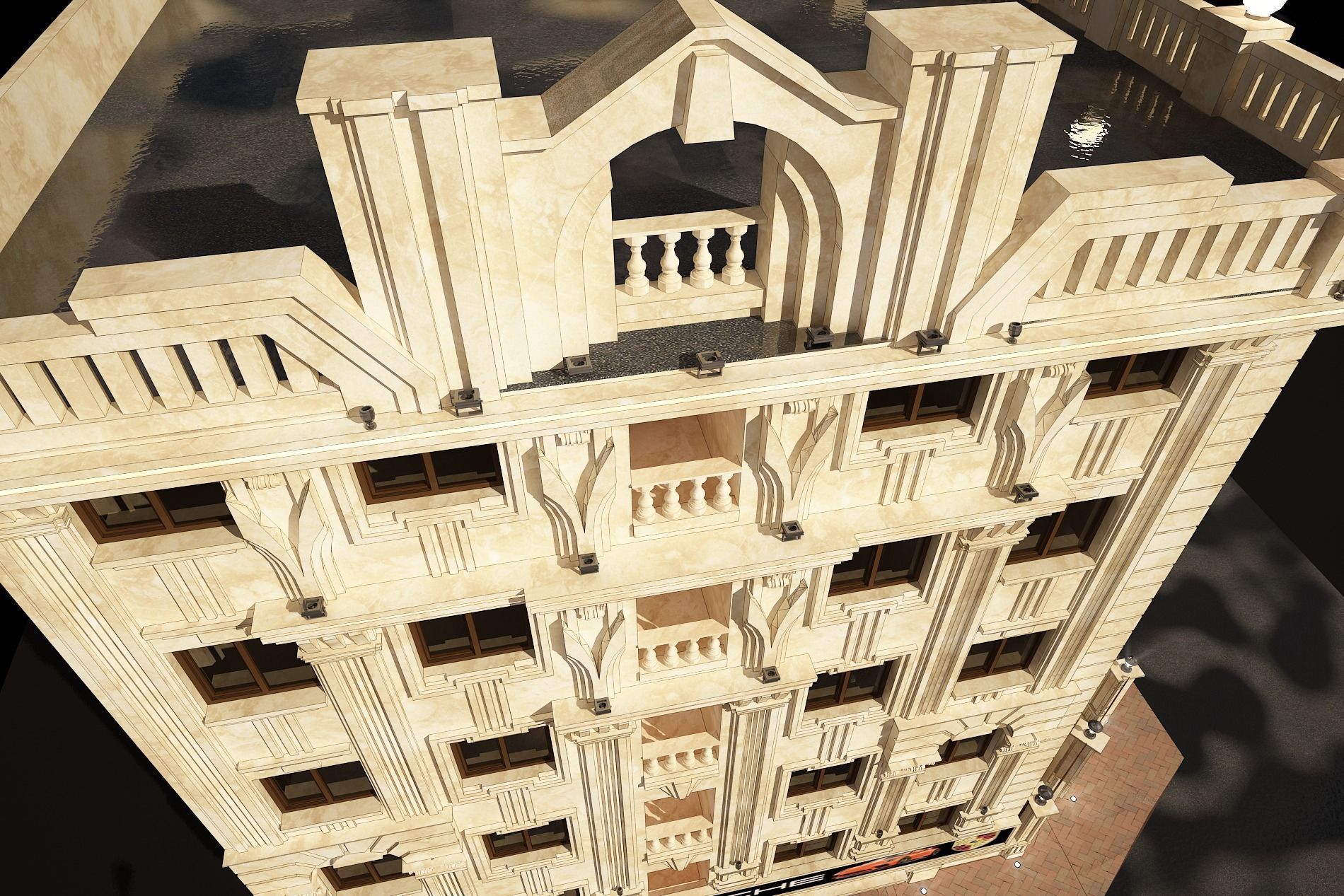 3d model of a residential apartment with full details  3D model_8