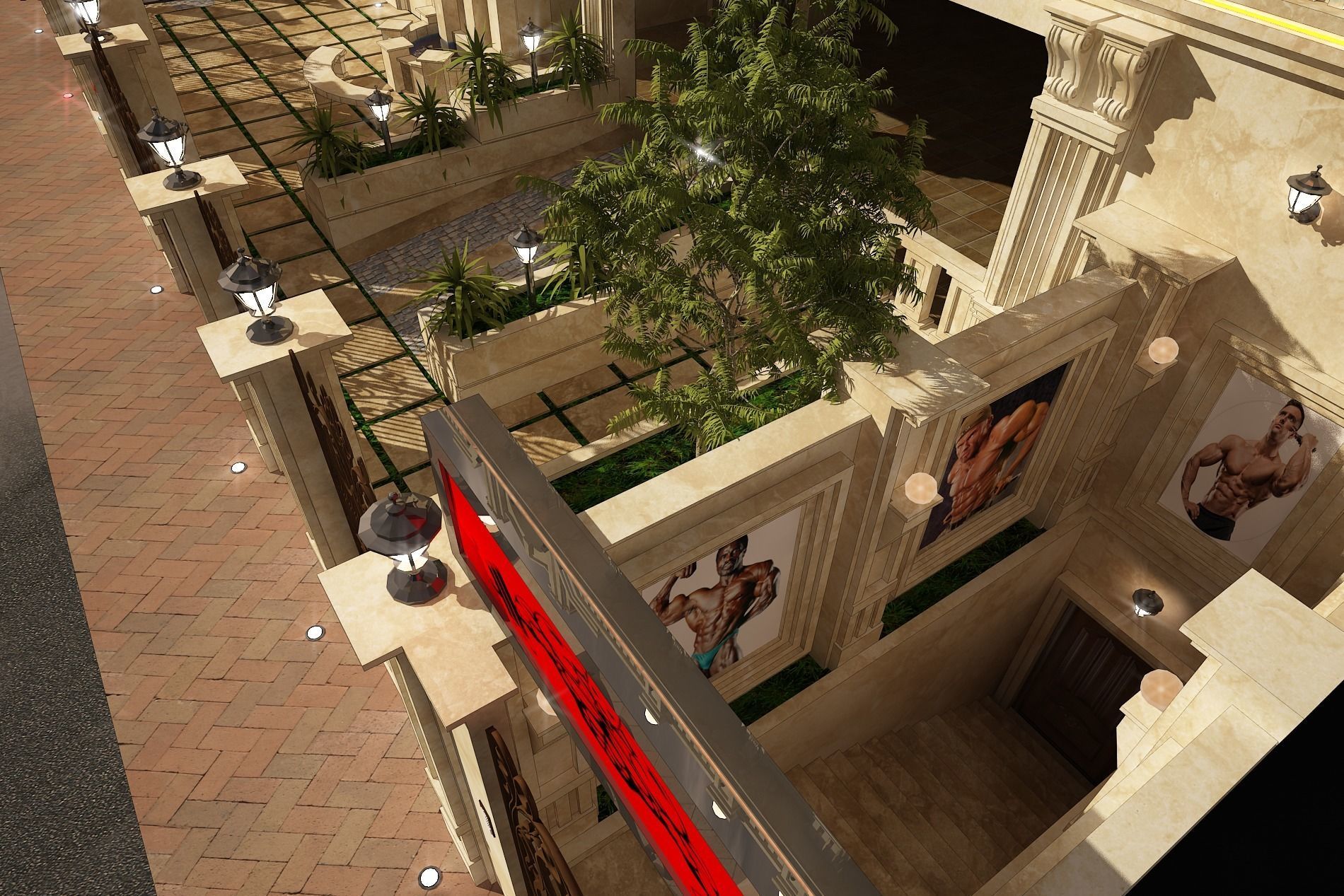 3d model of a residential apartment with full details  3D model_17