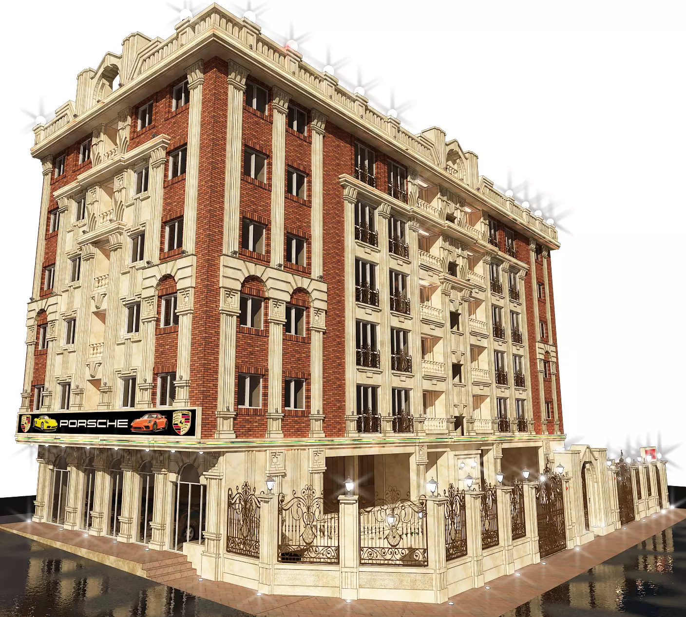 3d model of a residential apartment with full details  3D model_0