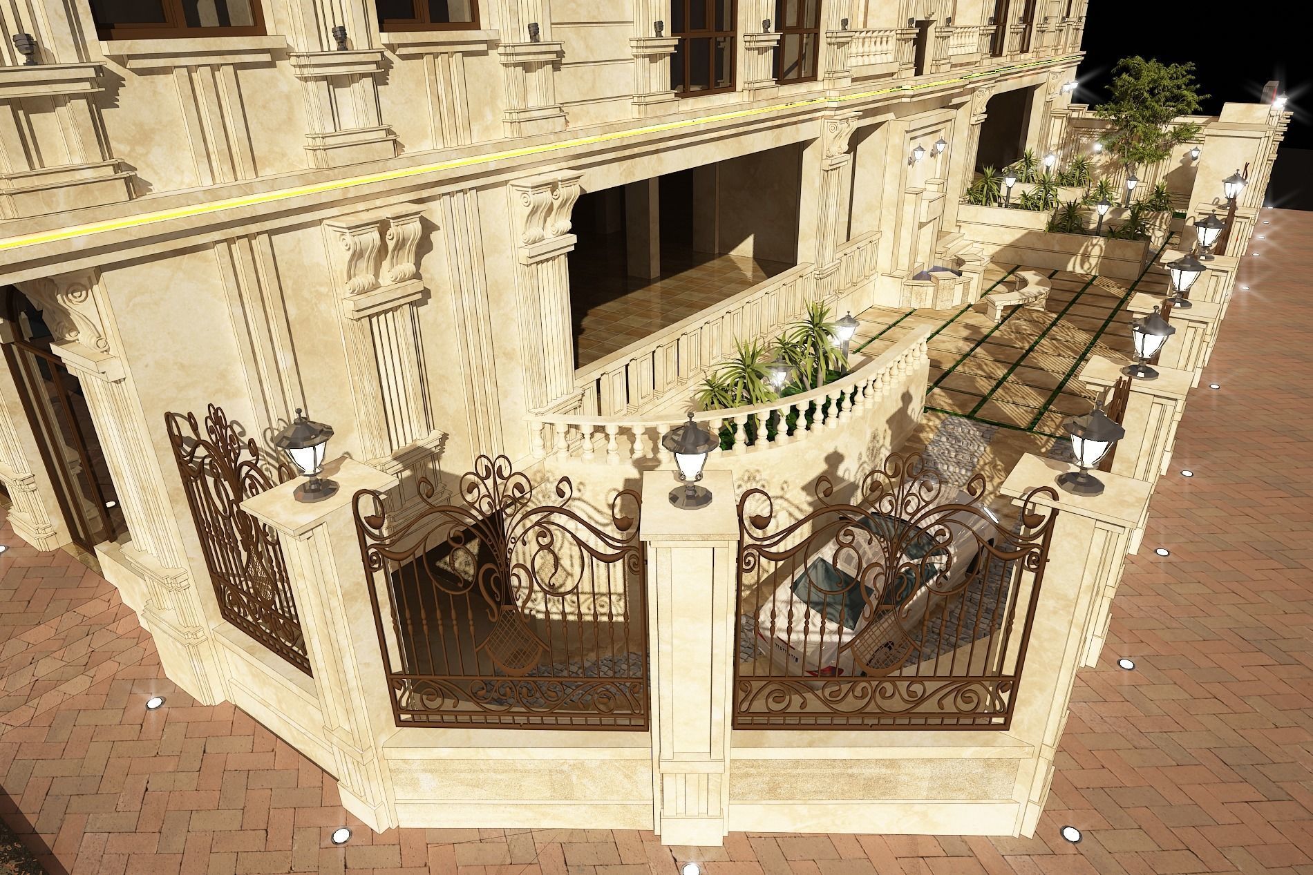 3d model of a residential apartment with full details  3D model_21