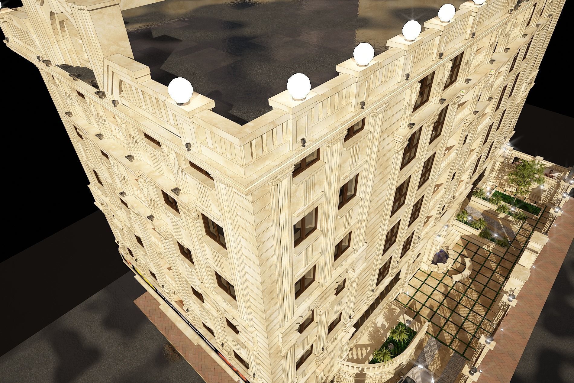 3d model of a residential apartment with full details  3D model_9