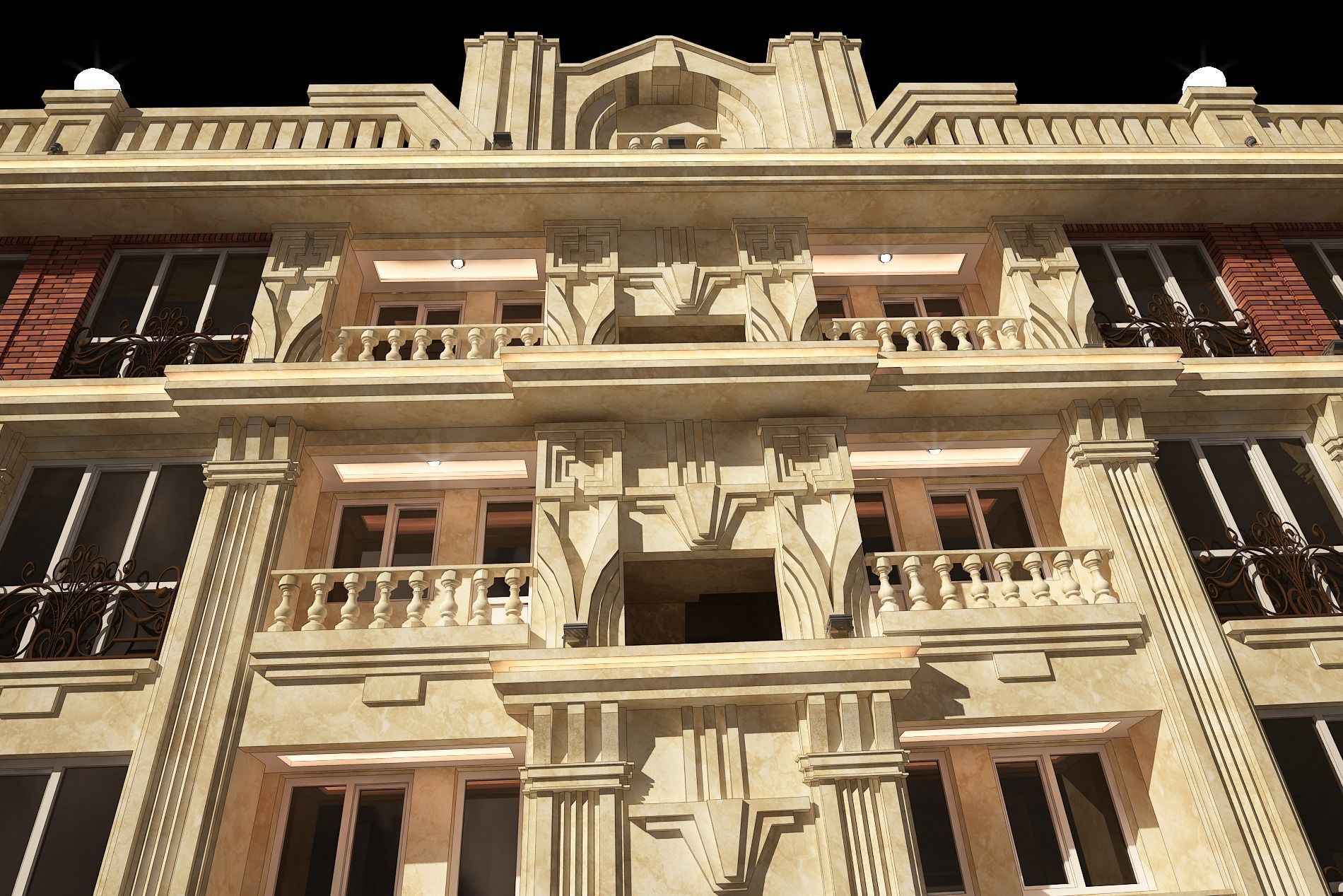 3d model of a residential apartment with full details  3D model_25