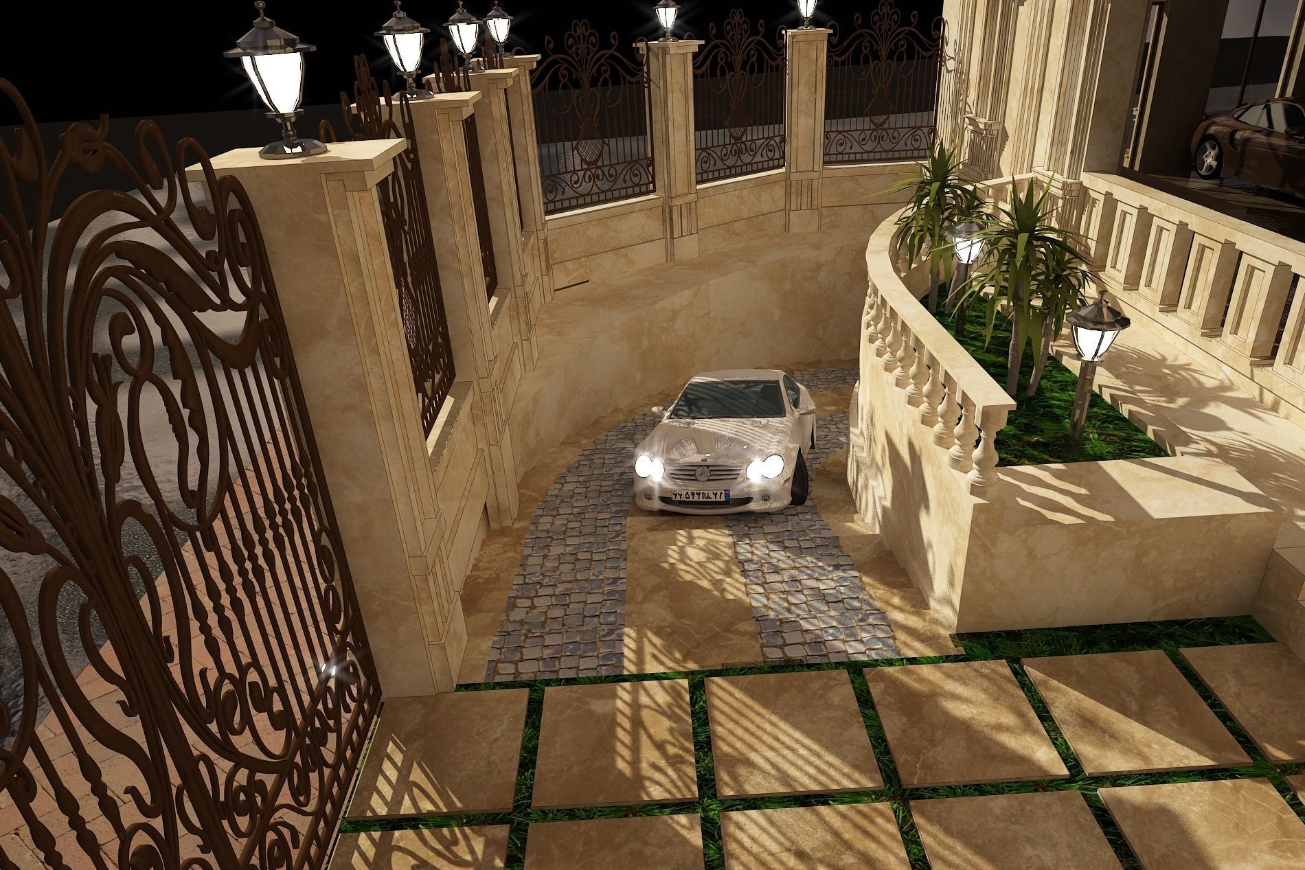 3d model of a residential apartment with full details  3D model_22