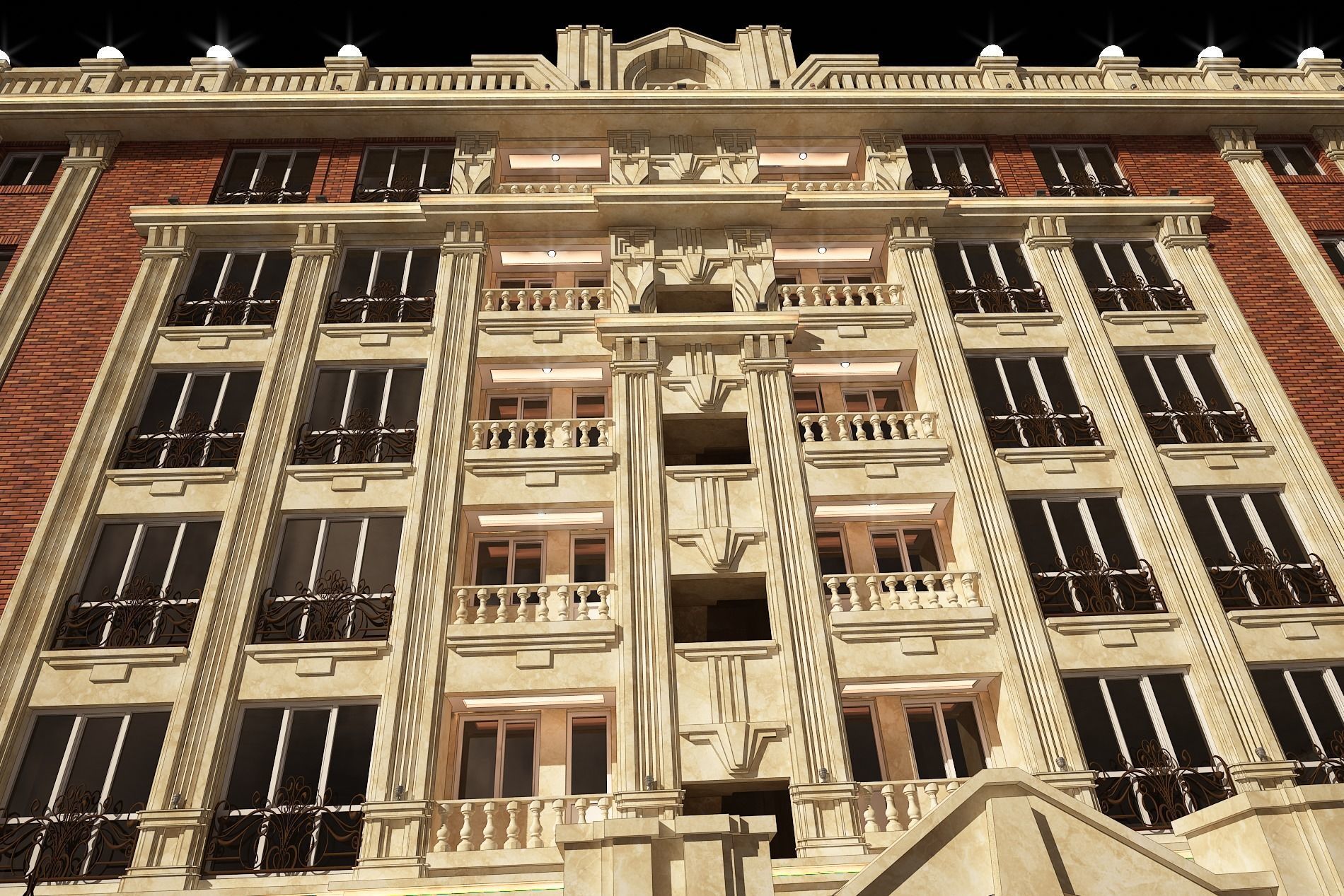 3d model of a residential apartment with full details  3D model_24