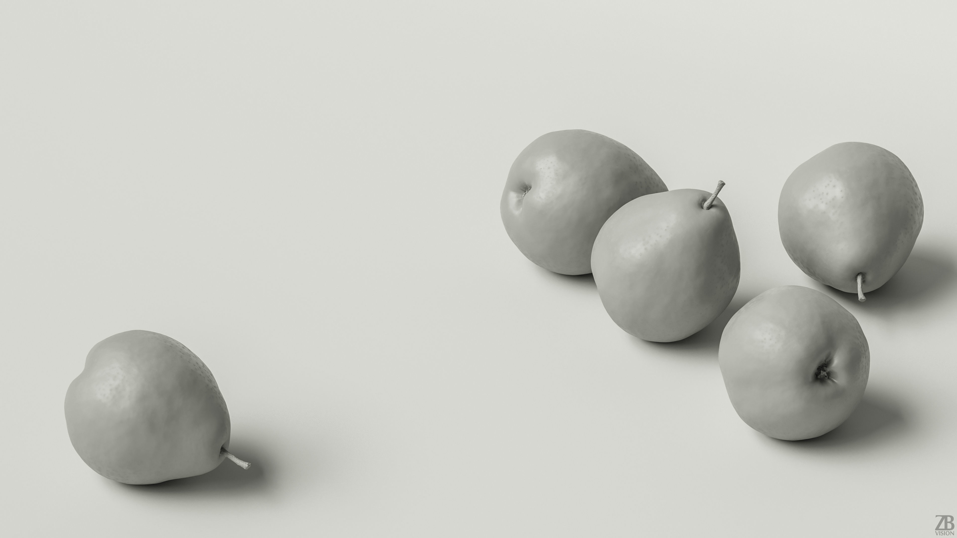 Pear  3D model_3