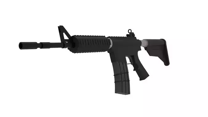 Low Poly Rifle - M4A1