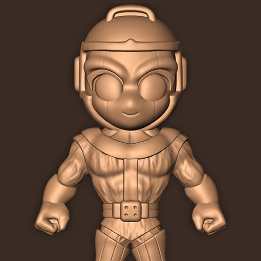 KANG THE CONQUEROR CHIBI 3D print model_1