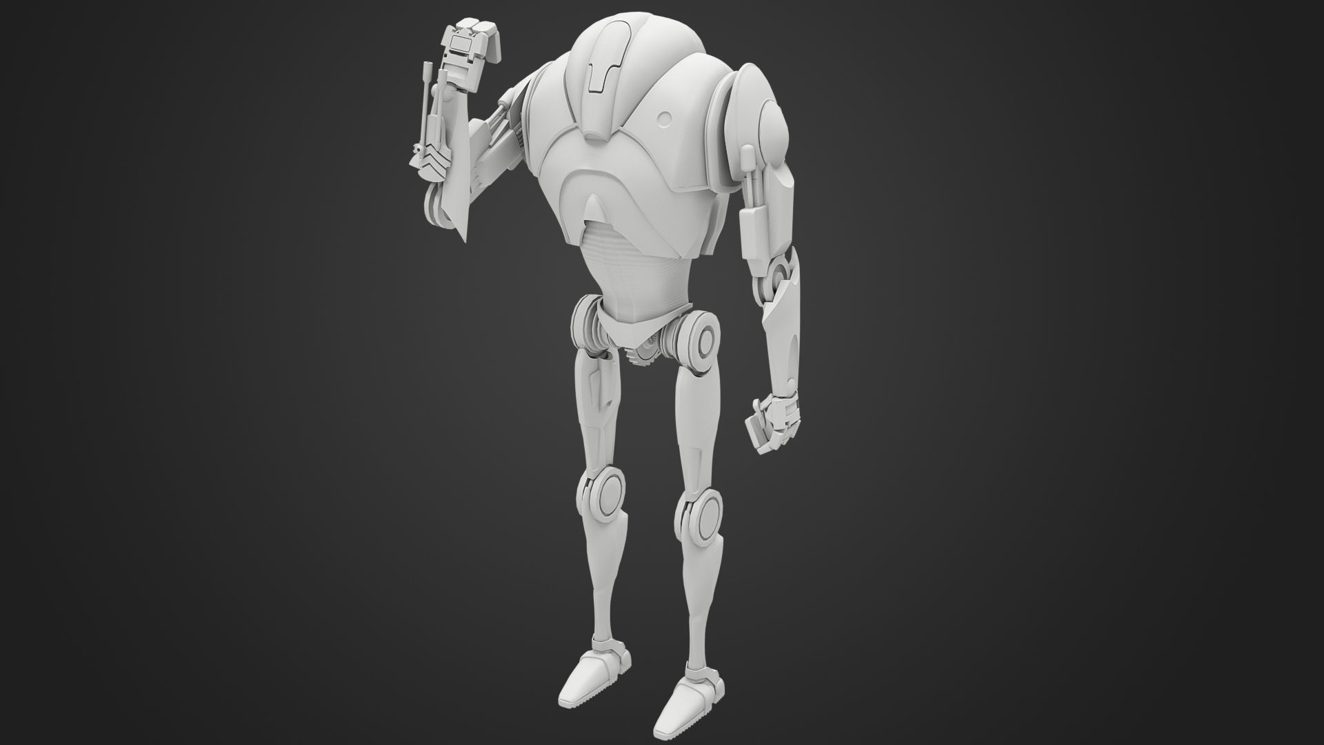 Super Battle Droid 3D model_7