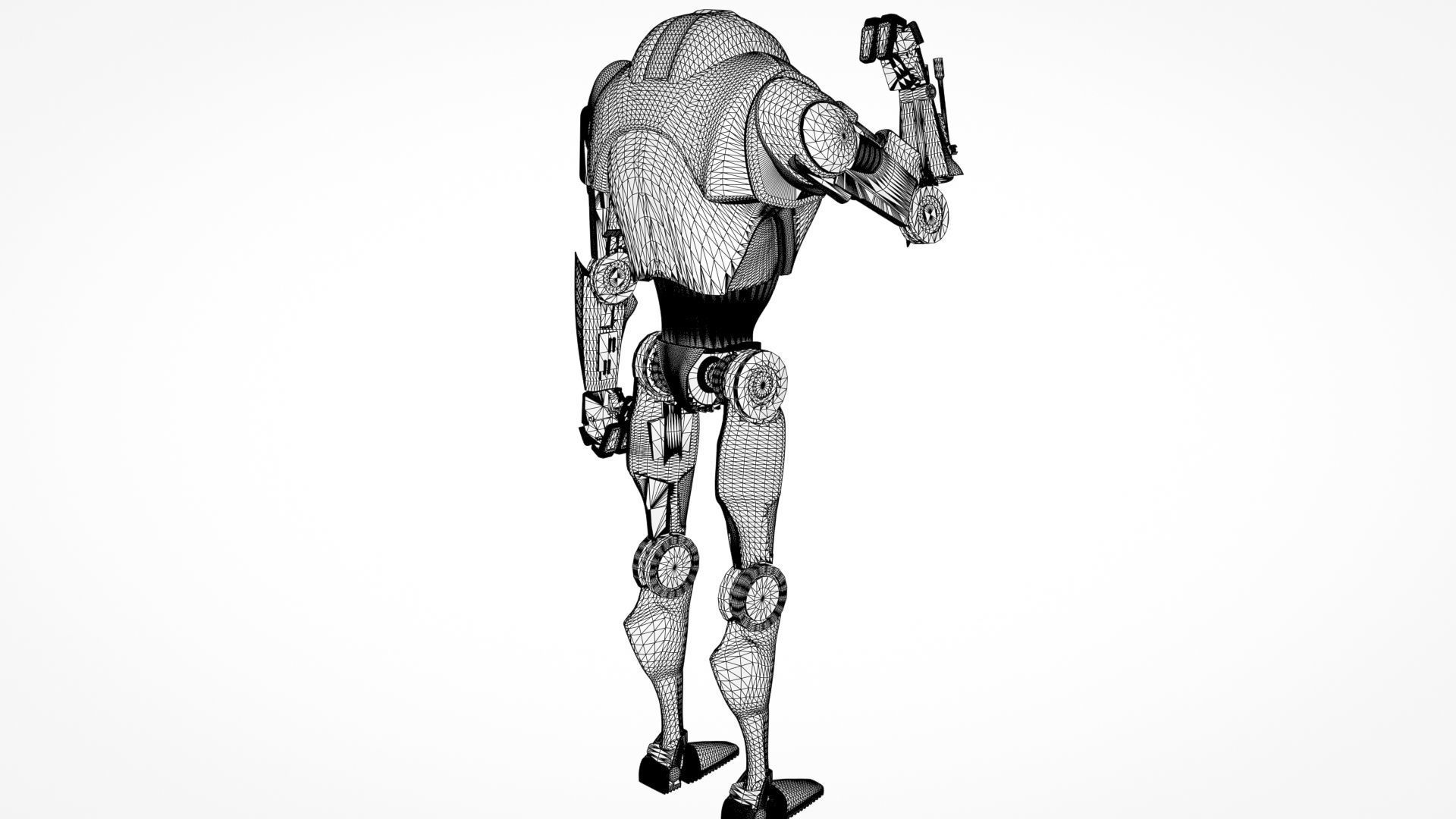 Super Battle Droid 3D model_10