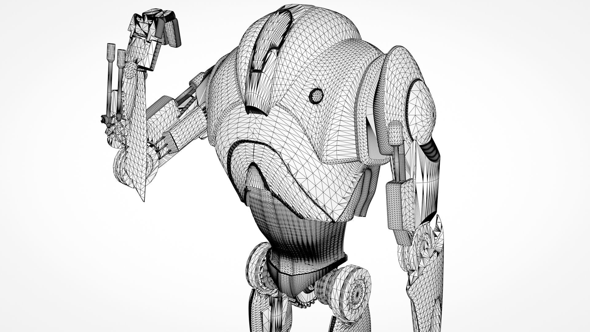 Super Battle Droid 3D model_9