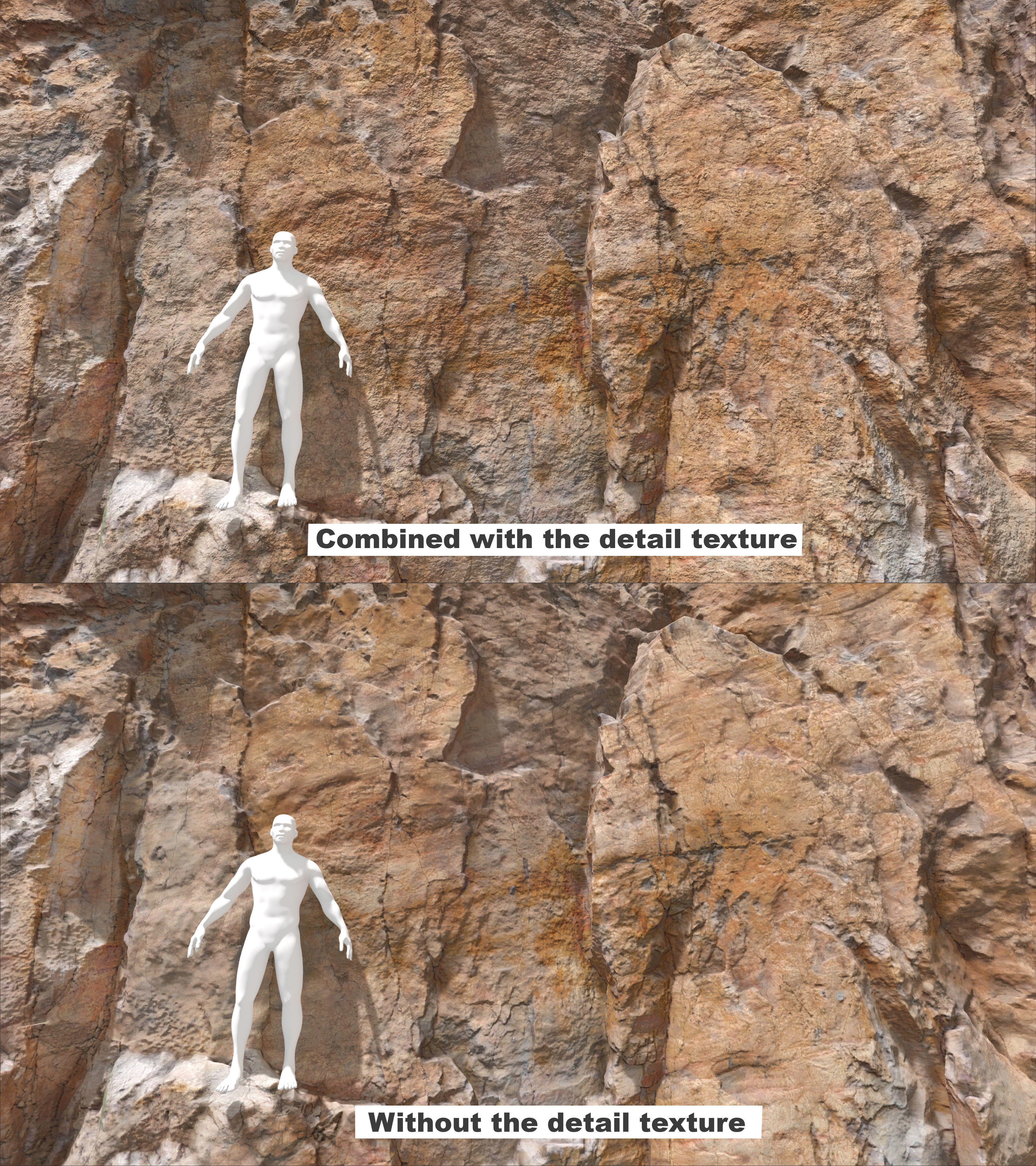 Cliff and Rock scan Collection Real- PBR Low Poly Game ready Low-poly 3D model_13