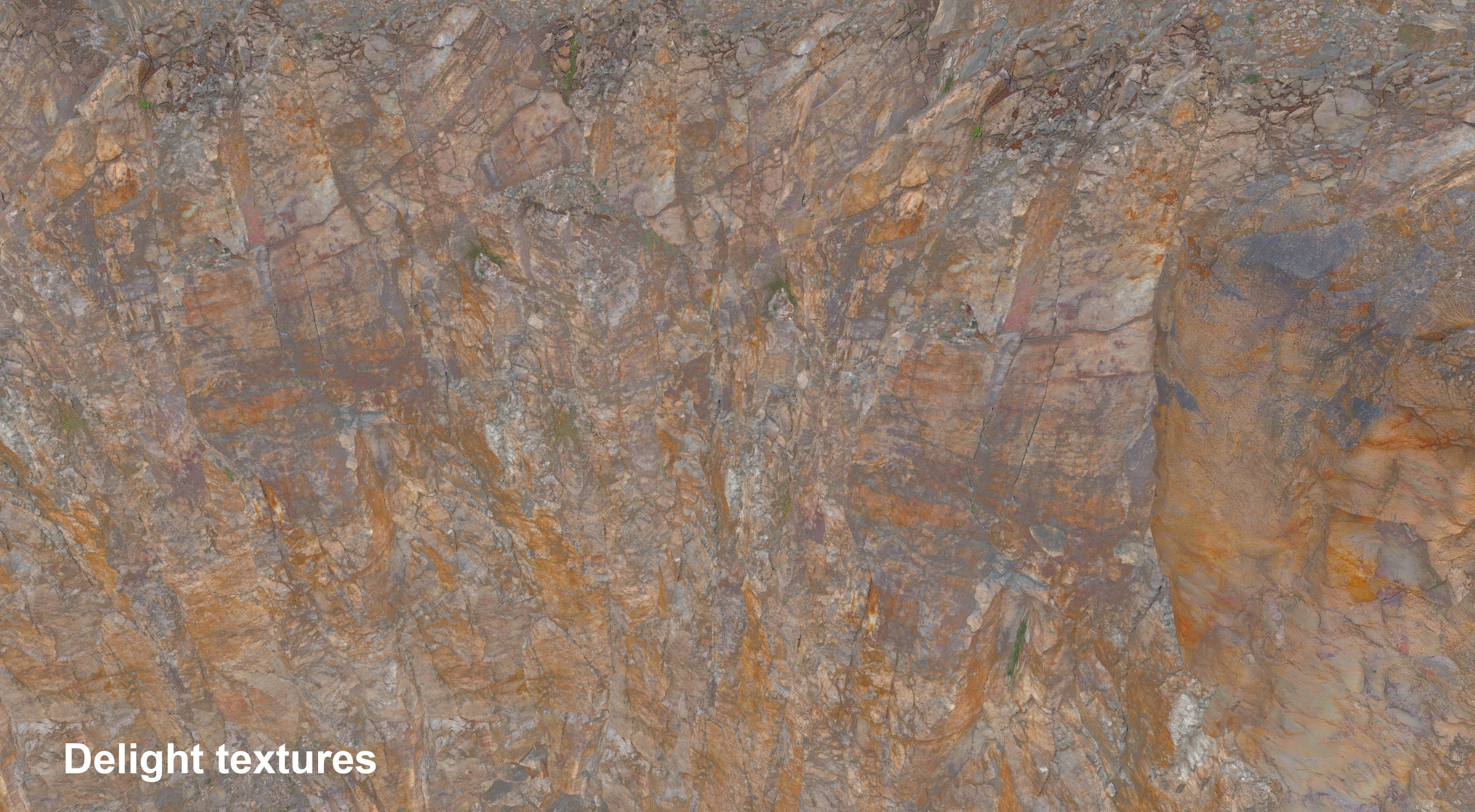 Cliff and Rock scan Collection Real- PBR Low Poly Game ready Low-poly 3D model_17