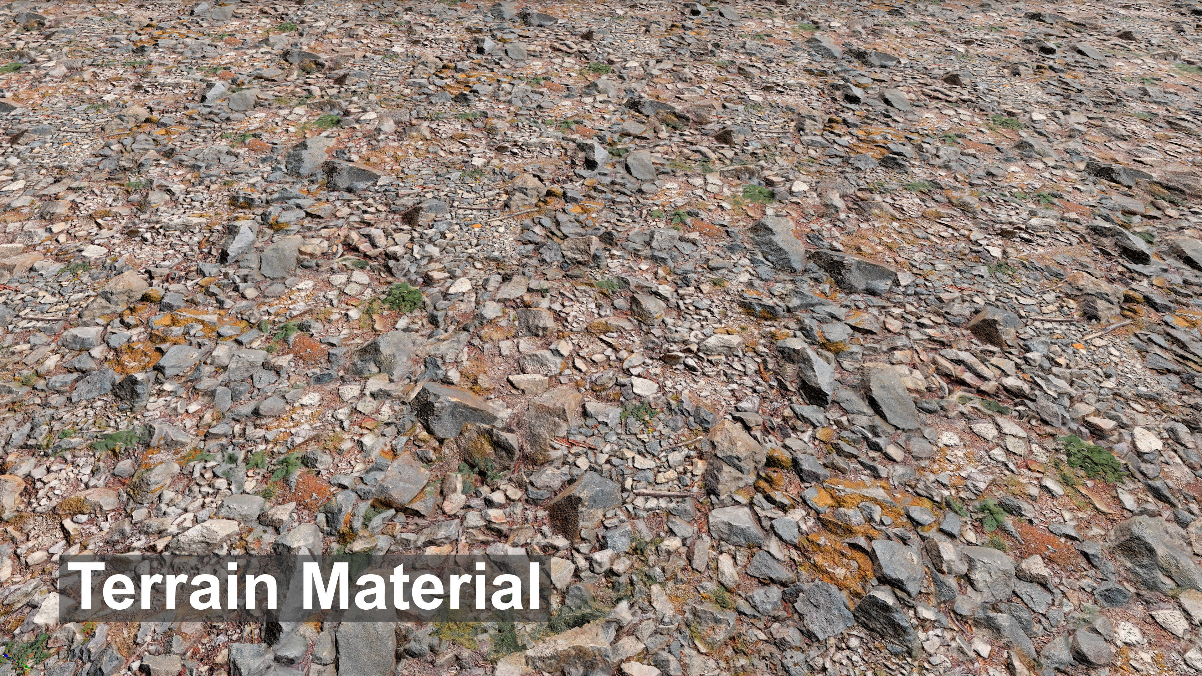 Cliff and Rock scan Collection Real- PBR Low Poly Game ready Low-poly 3D model_21