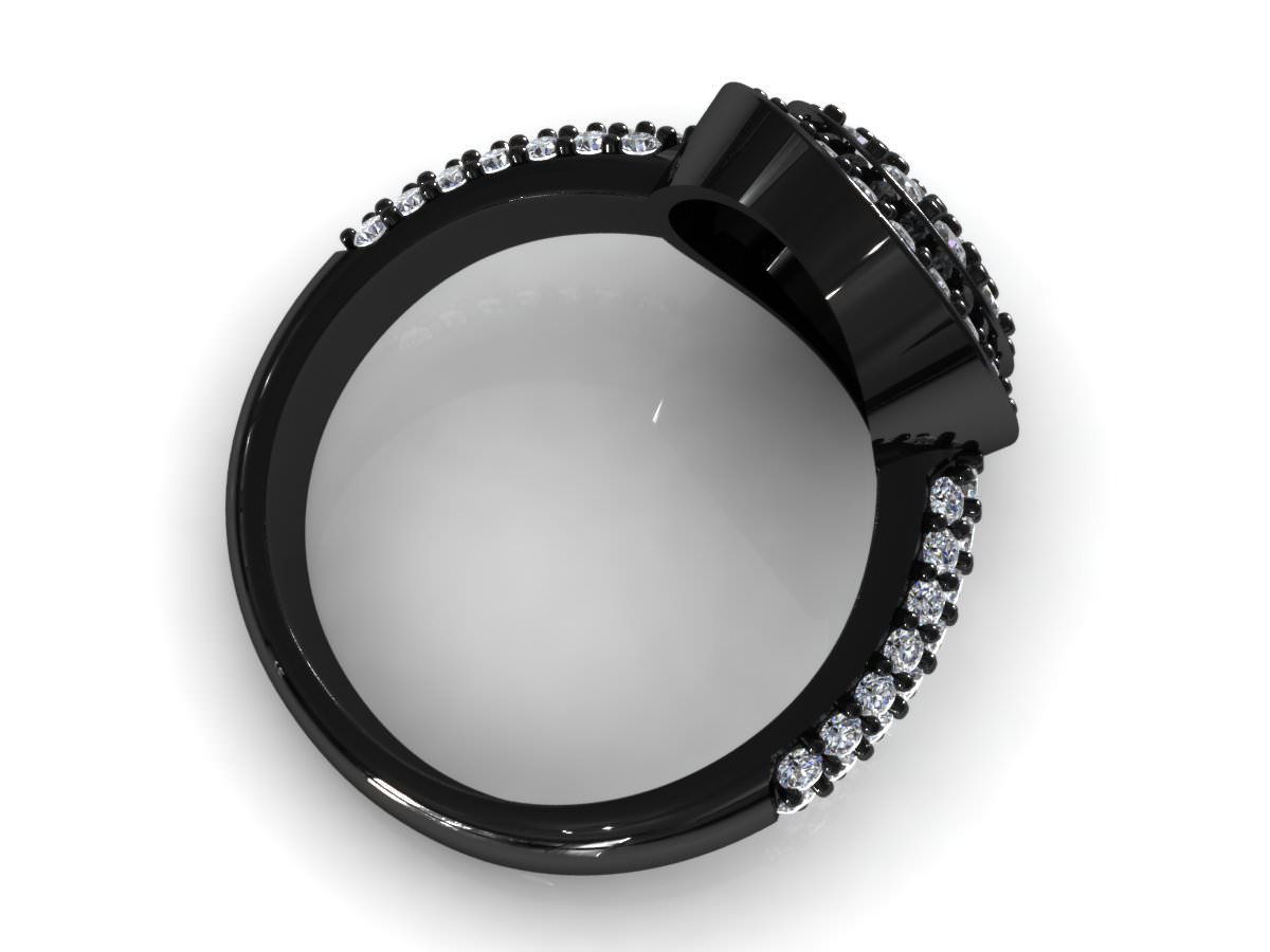 C3d Dimaond ring 001 3D print model_1