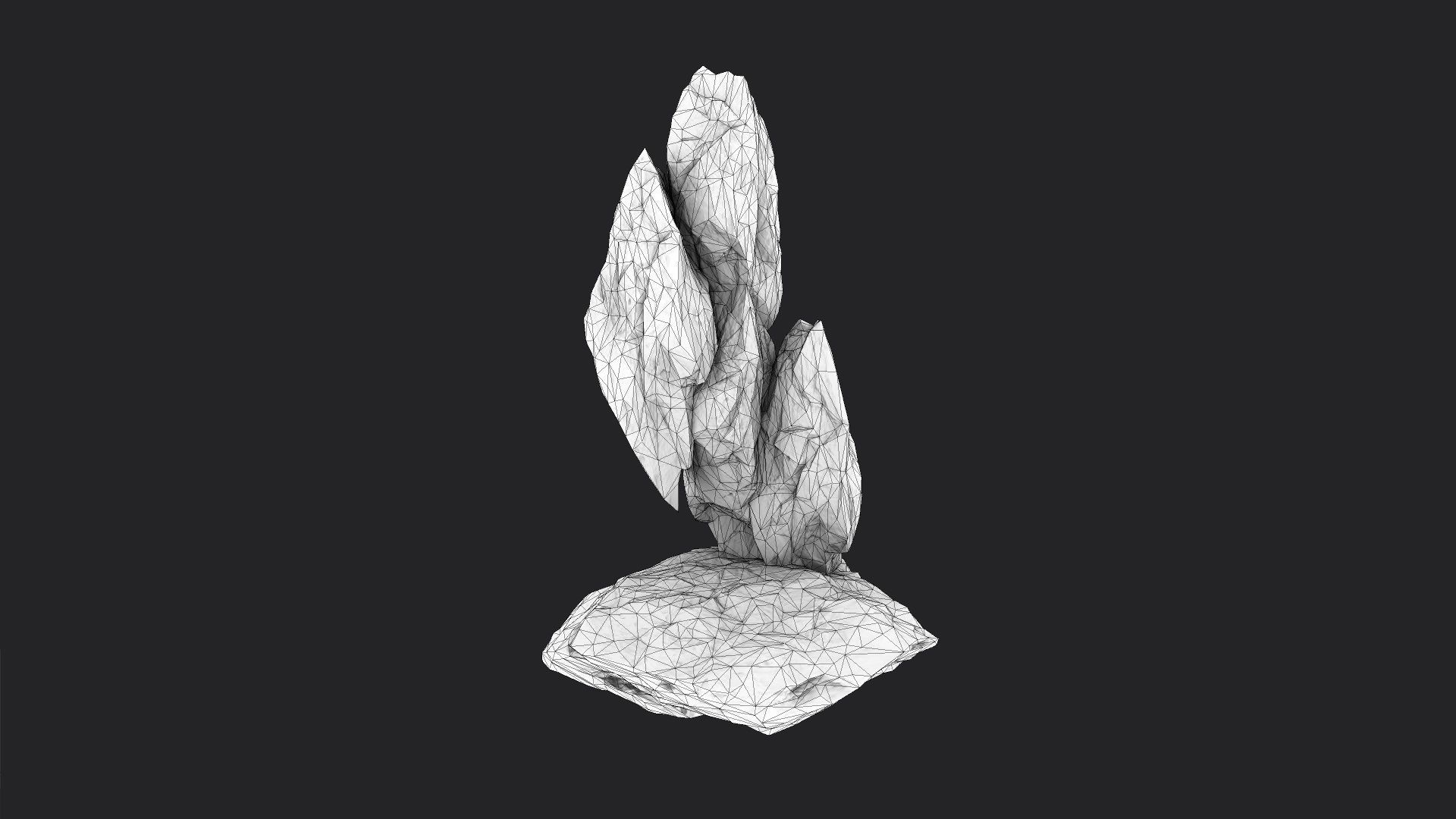 Rock 5-1 Low-poly 3D model_4