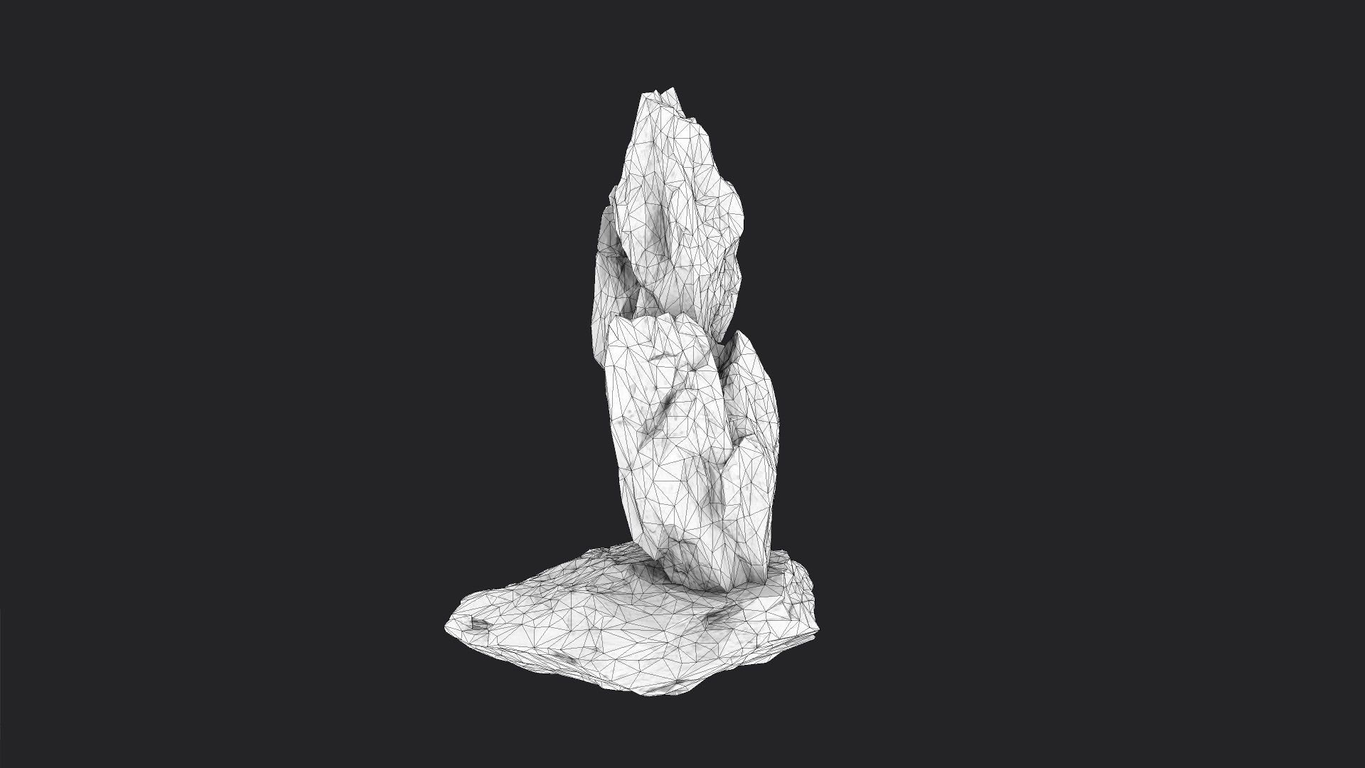 Rock 5-1 Low-poly 3D model_8