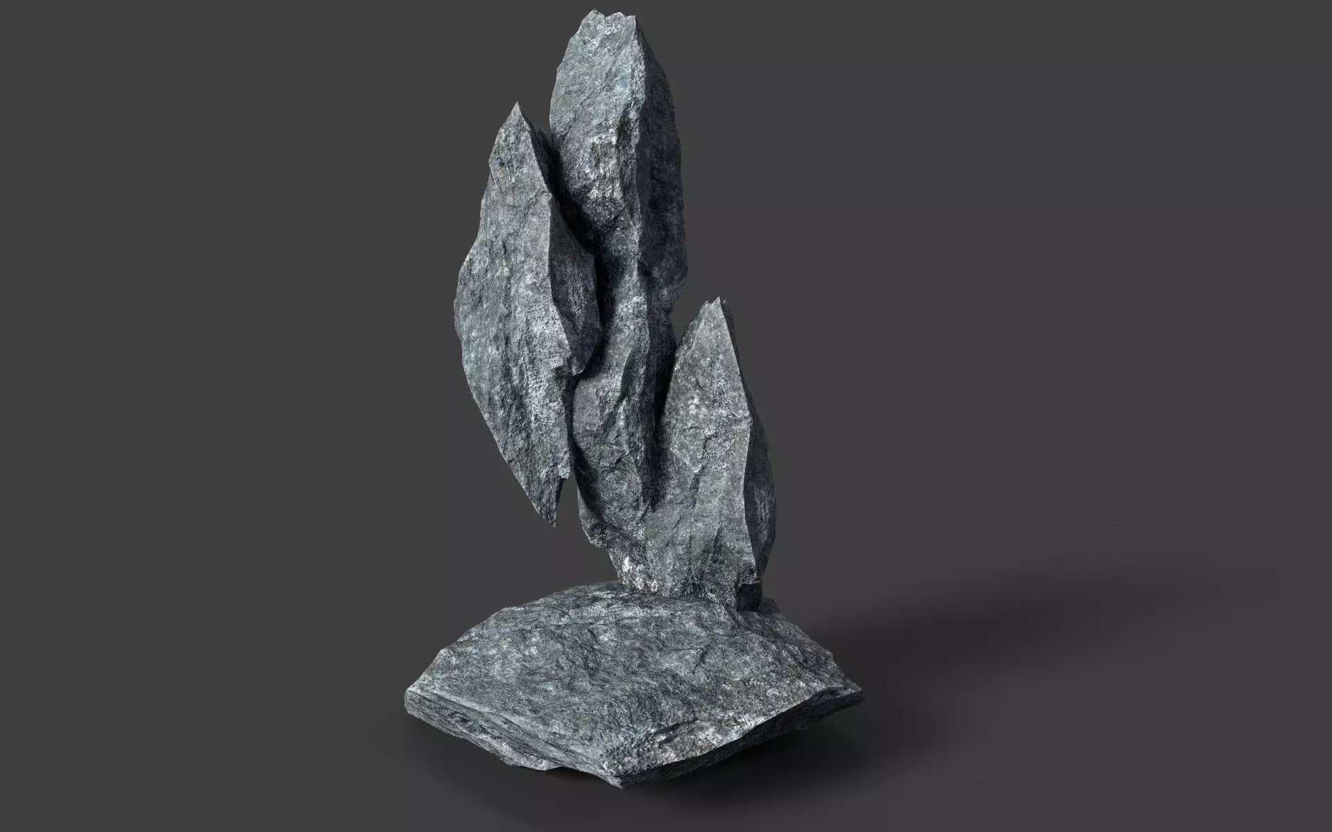 Rock 5-1 Low-poly 3D model_0