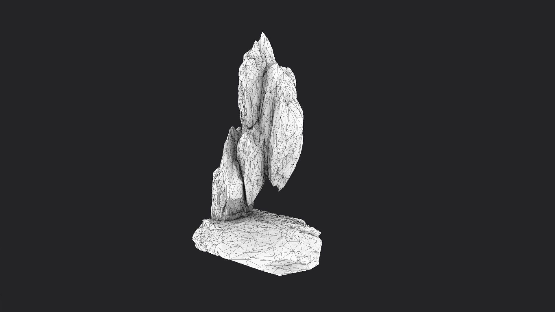 Rock 5-1 Low-poly 3D model_6
