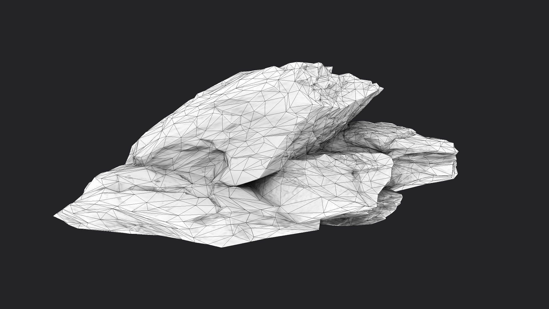 Rock 5-4 Low-poly 3D model_5