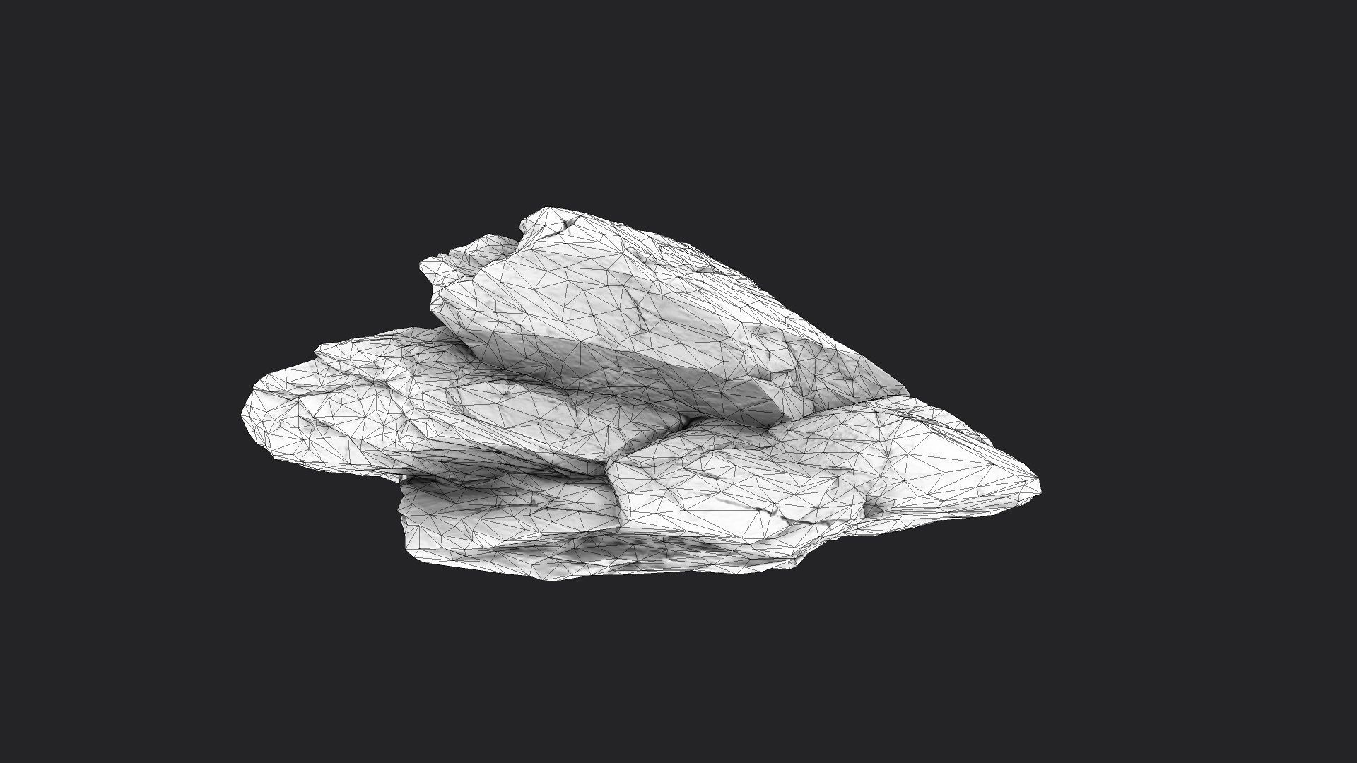 Rock 5-4 Low-poly 3D model_6