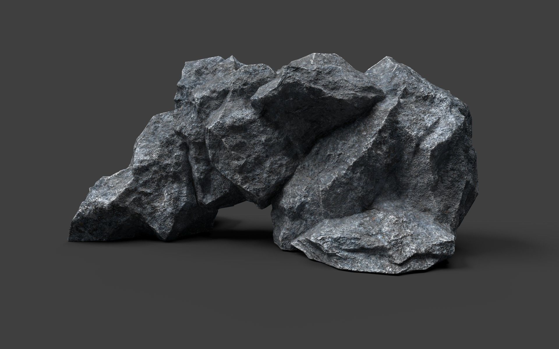 Rock 5-7 Low-poly 3D model_1