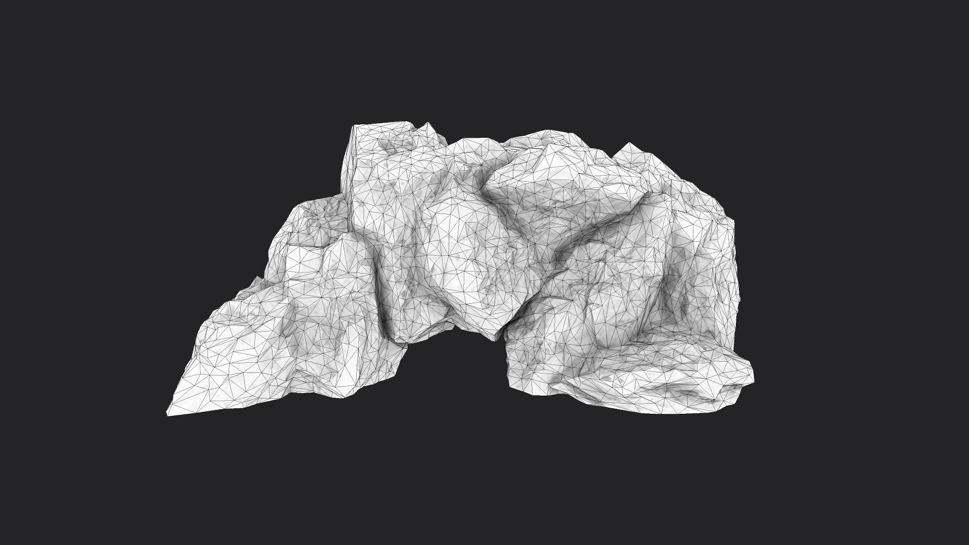 Rock 5-7 Low-poly 3D model_4