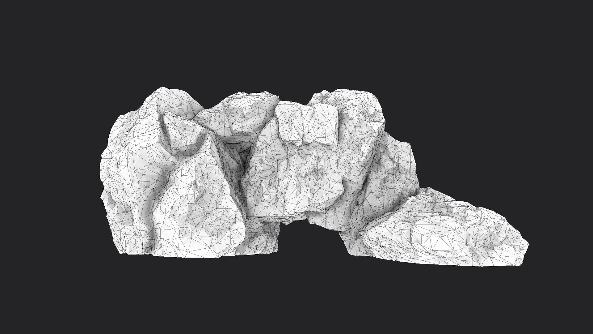 Rock 5-7 Low-poly 3D model_7