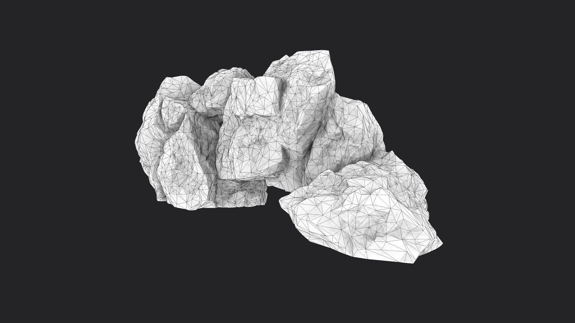 Rock 5-7 Low-poly 3D model_8