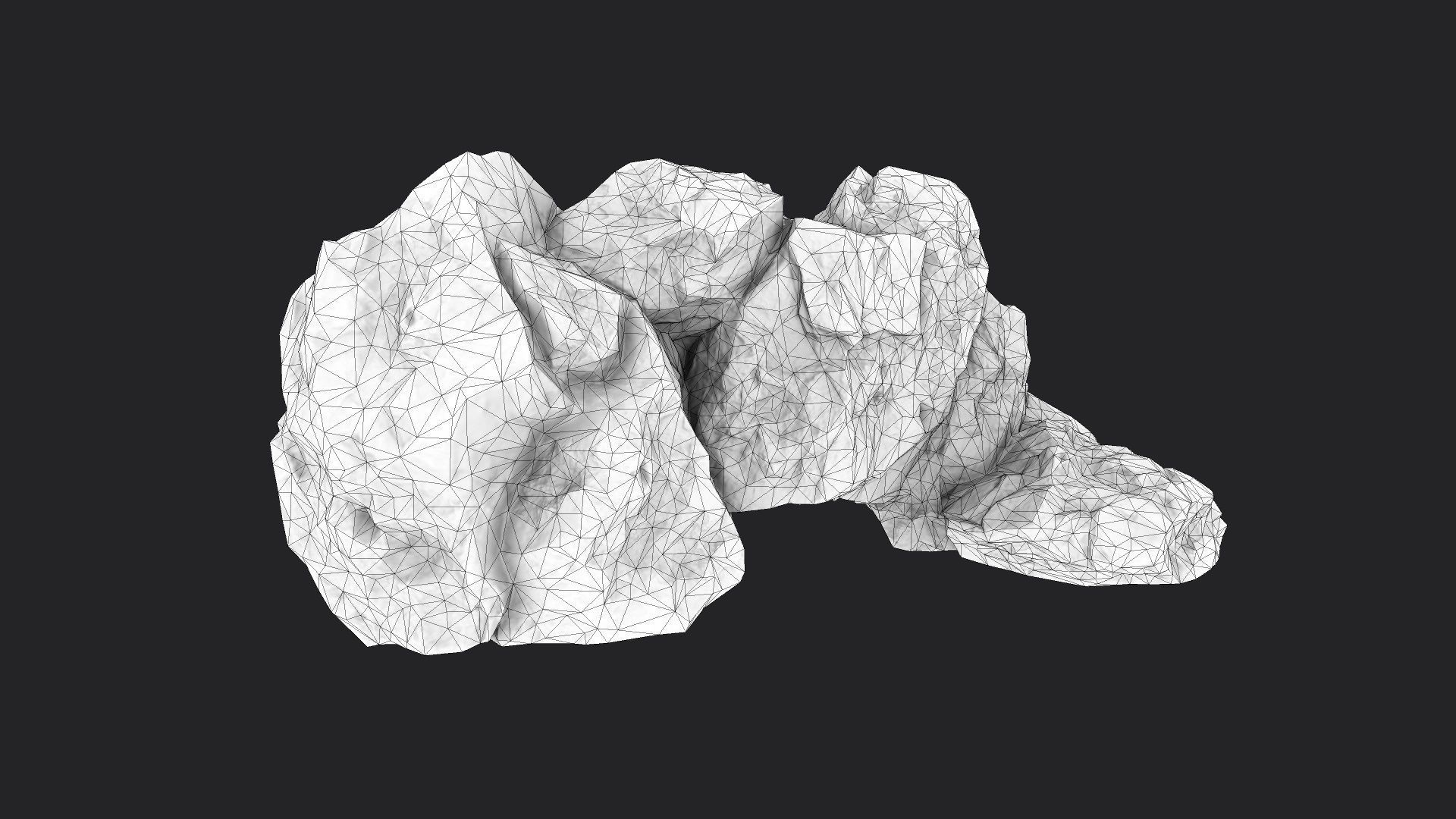 Rock 5-7 Low-poly 3D model_6